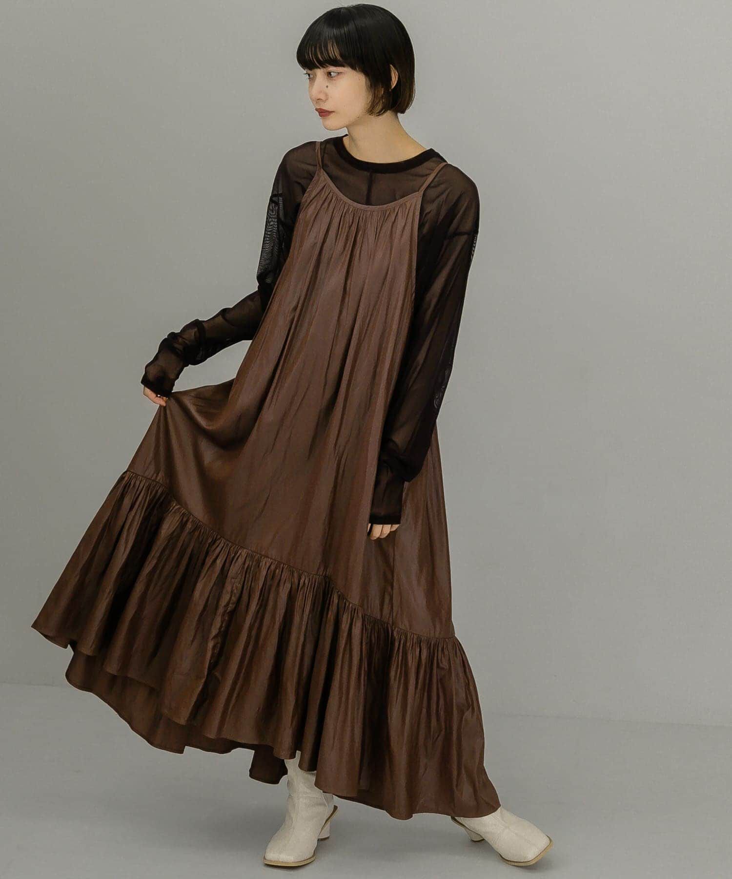  「ティアードキャミワンピース」|ワンピース|