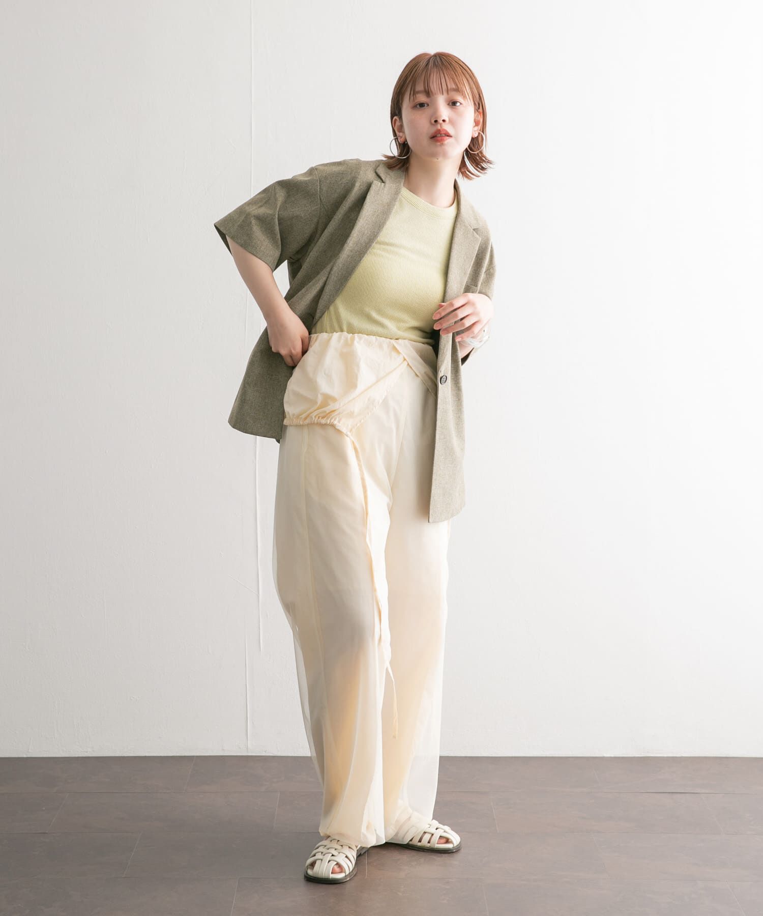  「2WAYチュールレイヤードサロペット」|スカート|