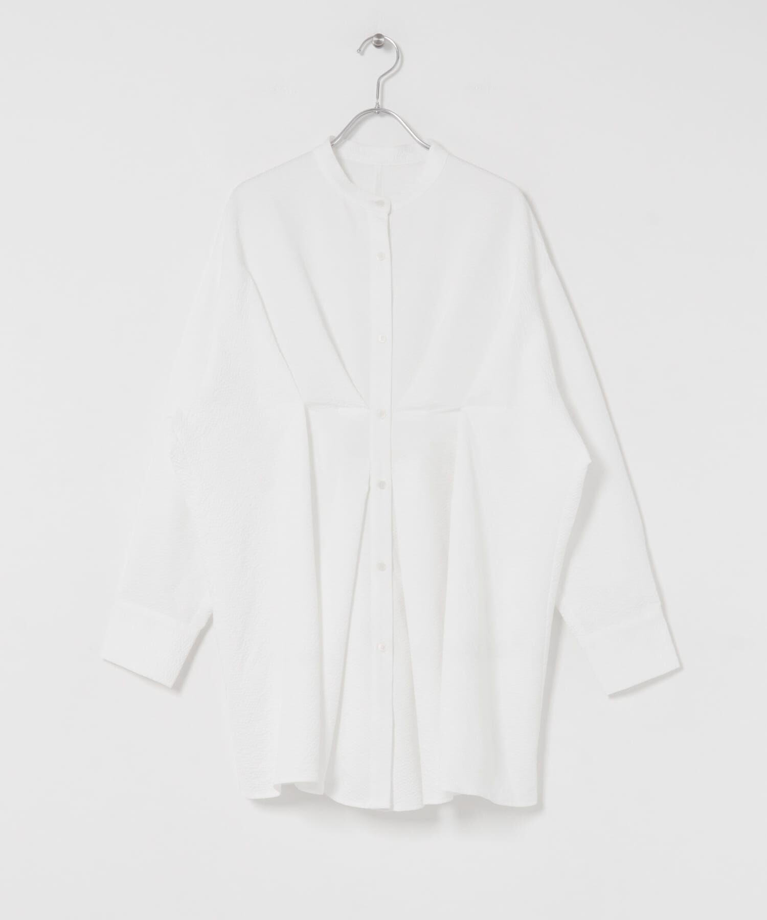  「ウエストタックロングシャツ」|シャツ・ブラウス|