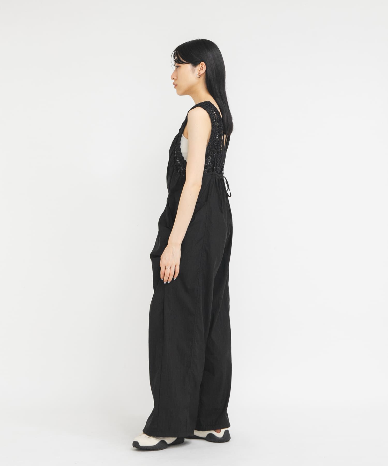  「ポケットディティールキャミサロペット」|オールインワン|