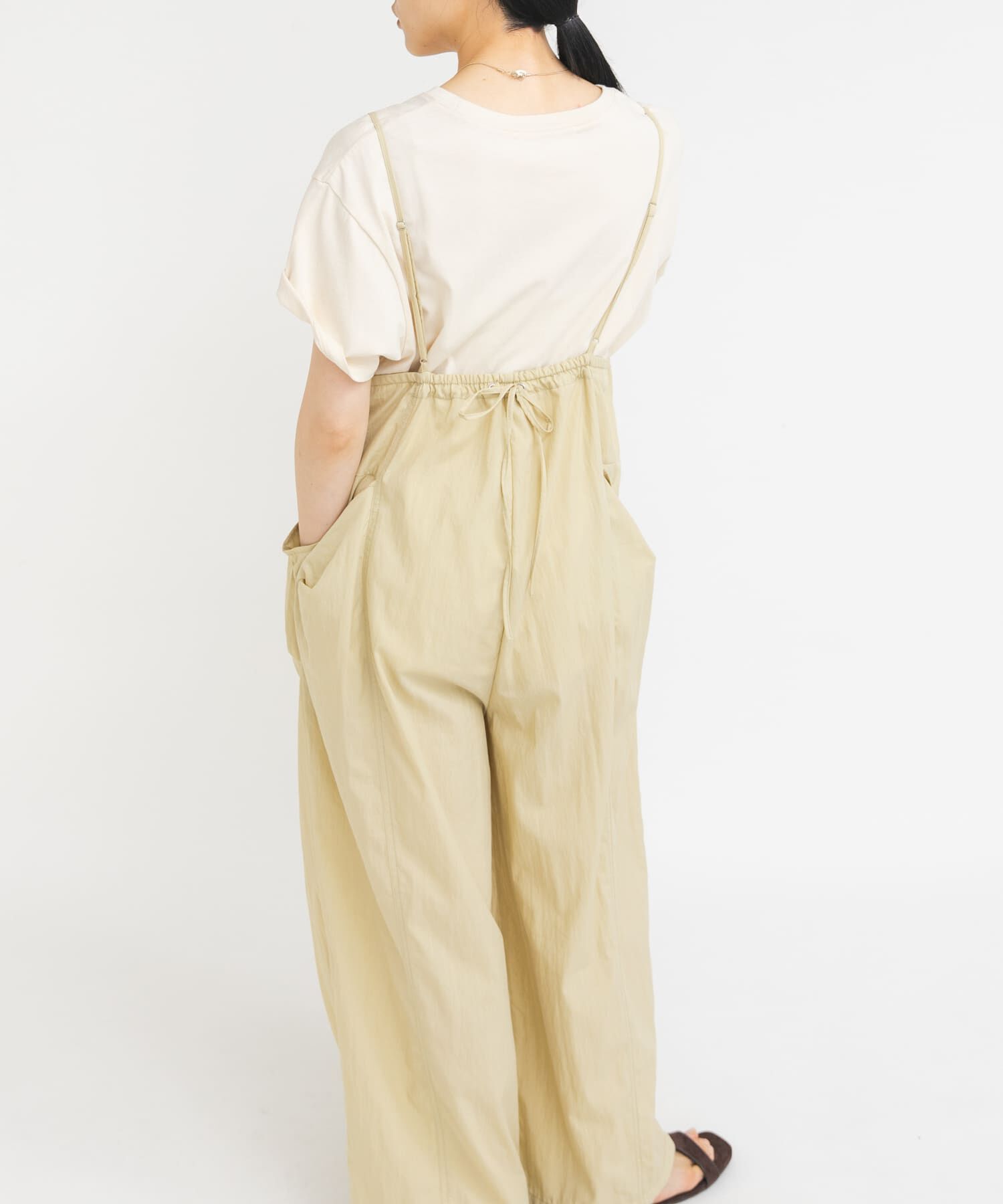  「ポケットディティールキャミサロペット」|オールインワン|