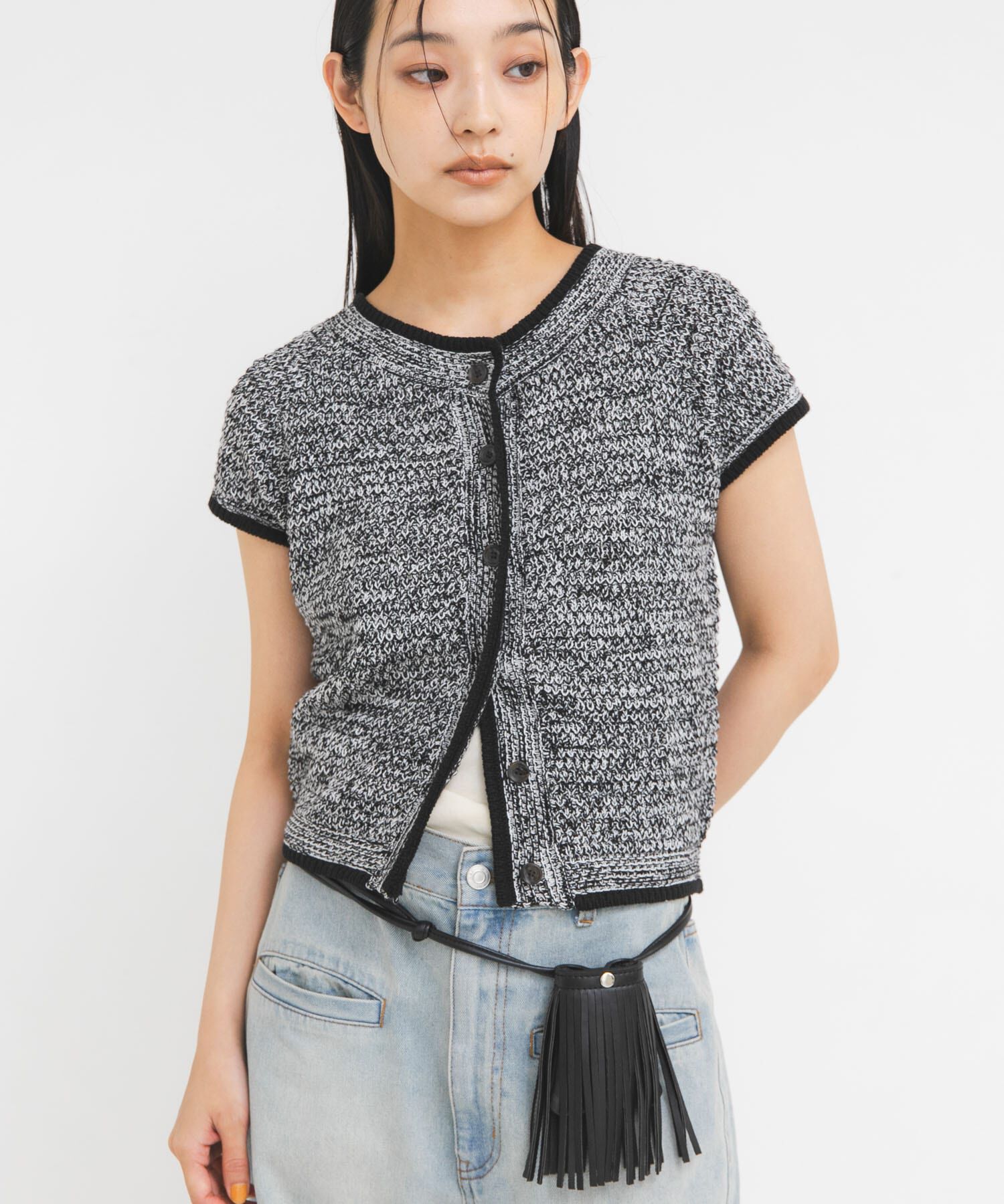  「コンパクトメランジニット」|ニット・セーター|