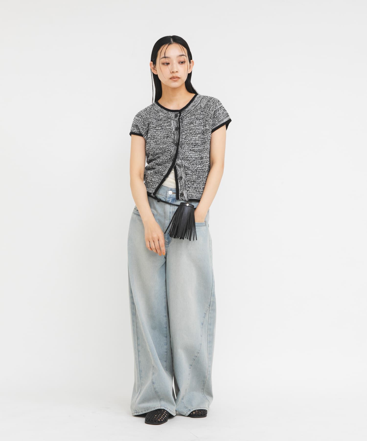  「コンパクトメランジニット」|ニット・セーター|