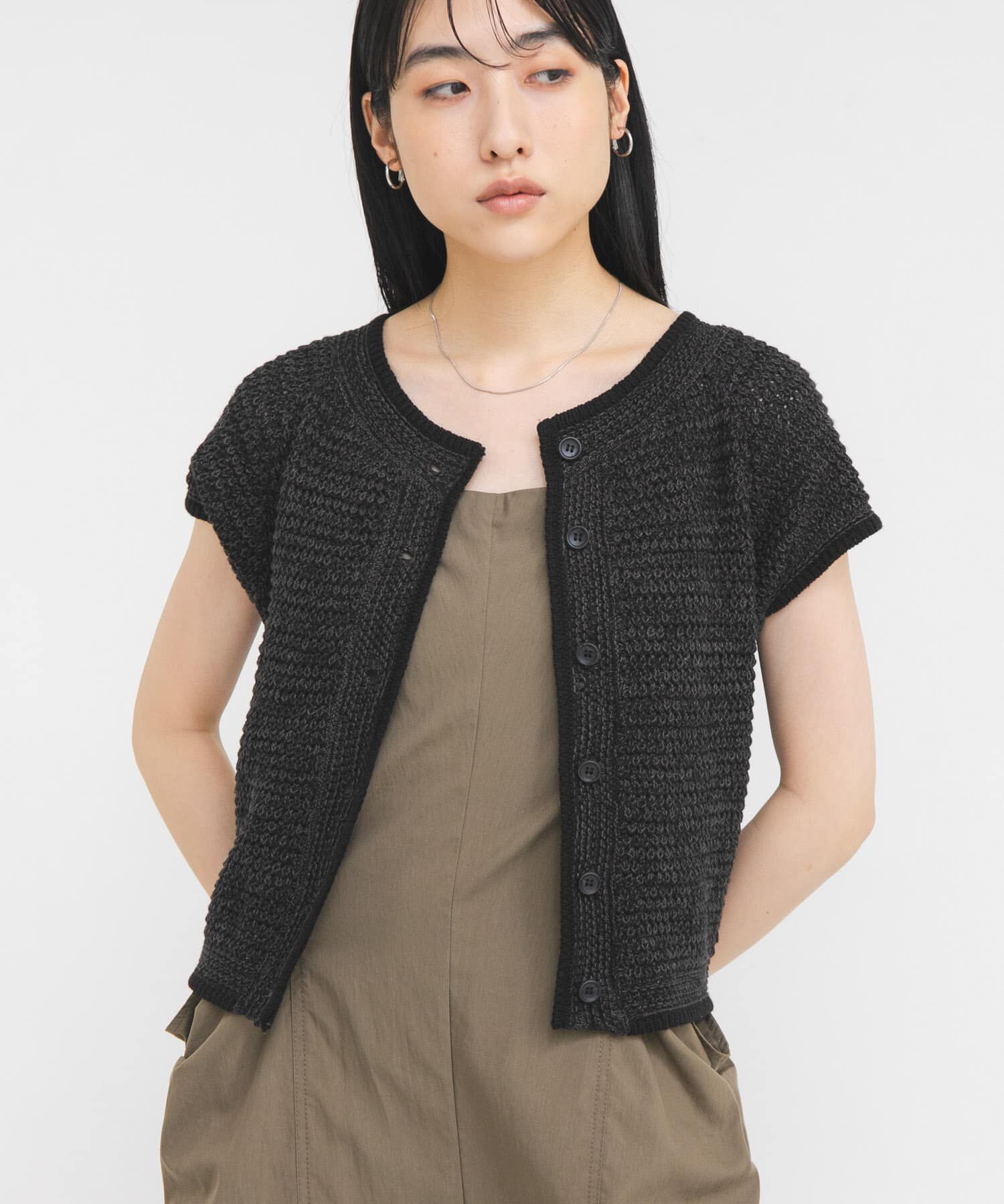  「コンパクトメランジニット」|ニット・セーター|