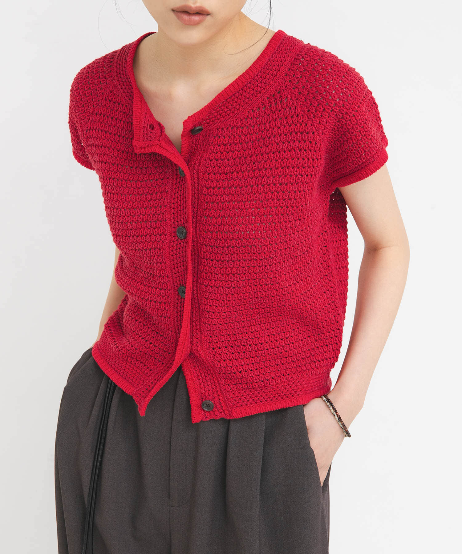  「コンパクトメランジニット」|ニット・セーター|