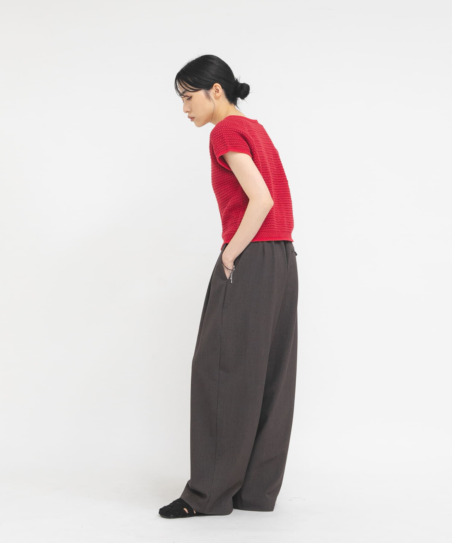  「コンパクトメランジニット」|ニット・セーター|