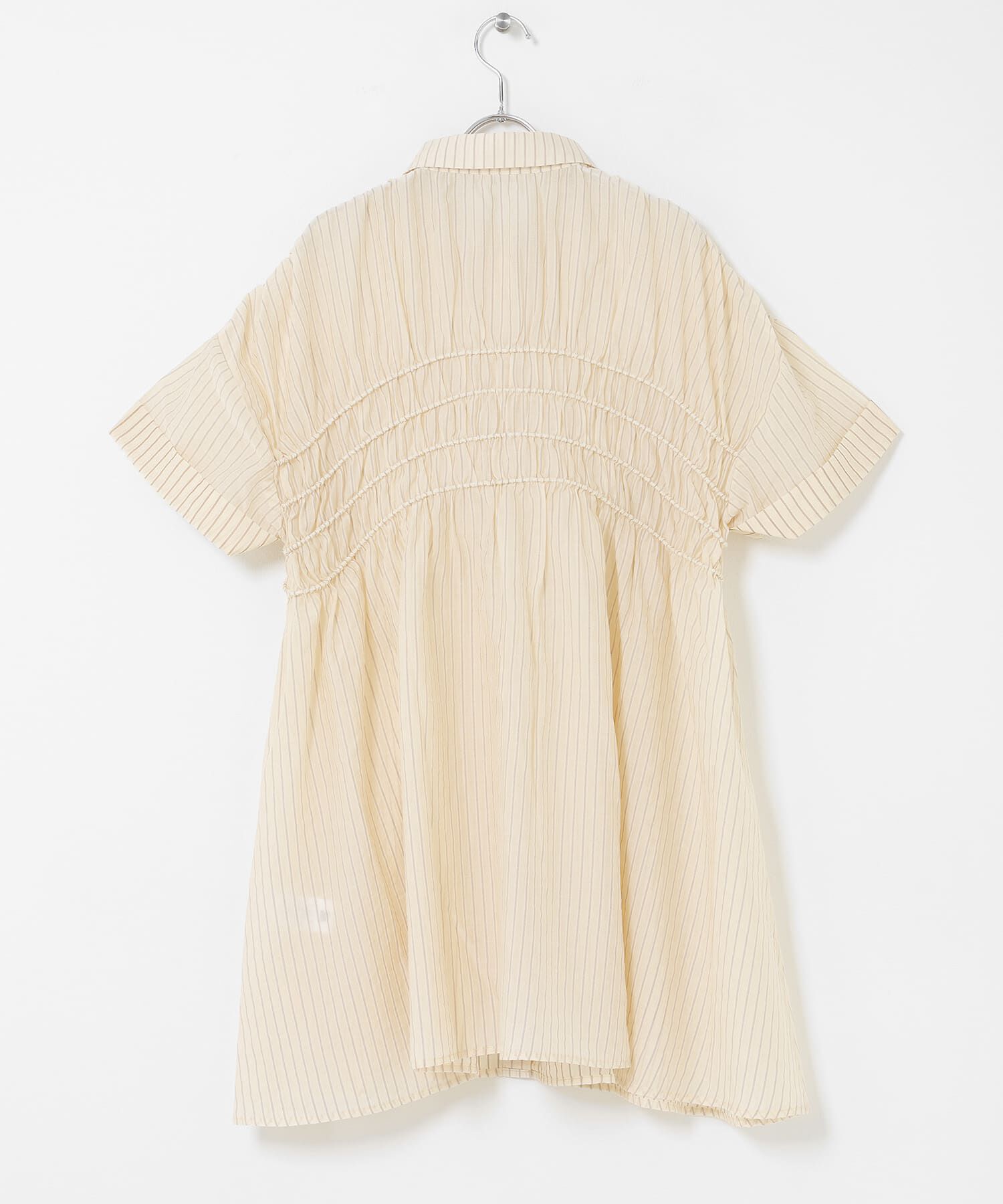  「ターンナップシャーリングミニワンピース」|ワンピース|