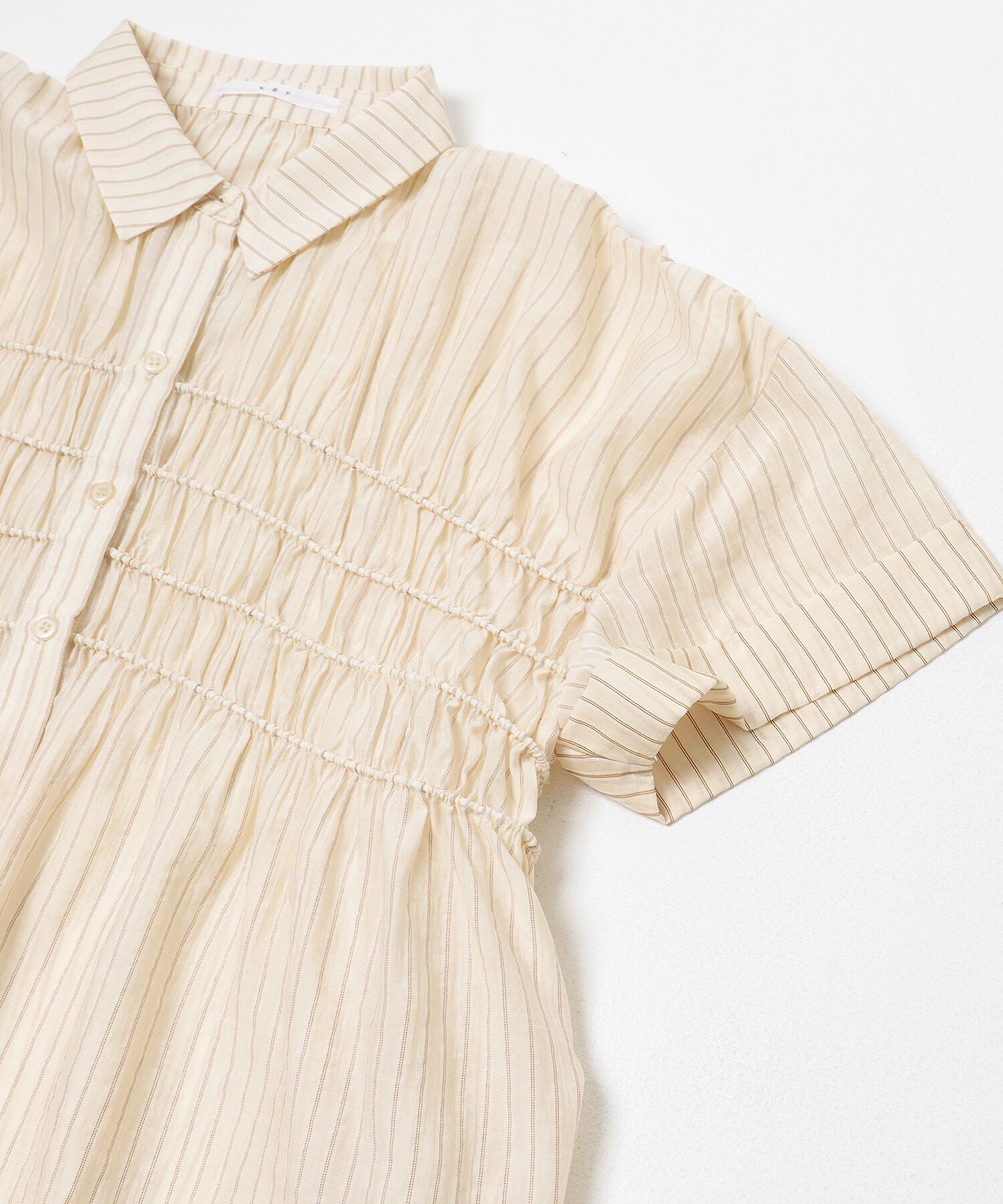  「ターンナップシャーリングミニワンピース」|ワンピース|