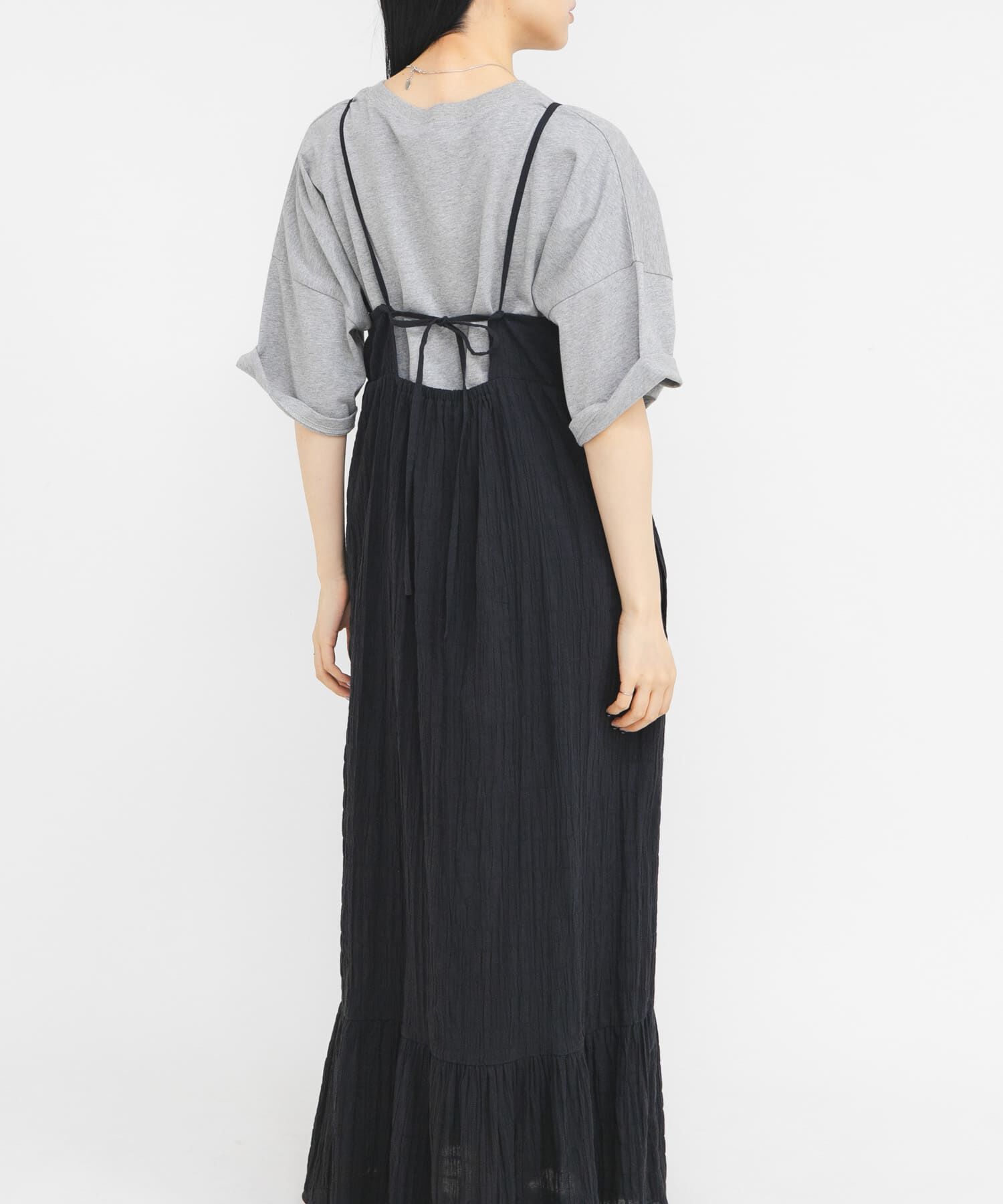  「マジョリカプリーツチェックキャミワンピース」|その他|