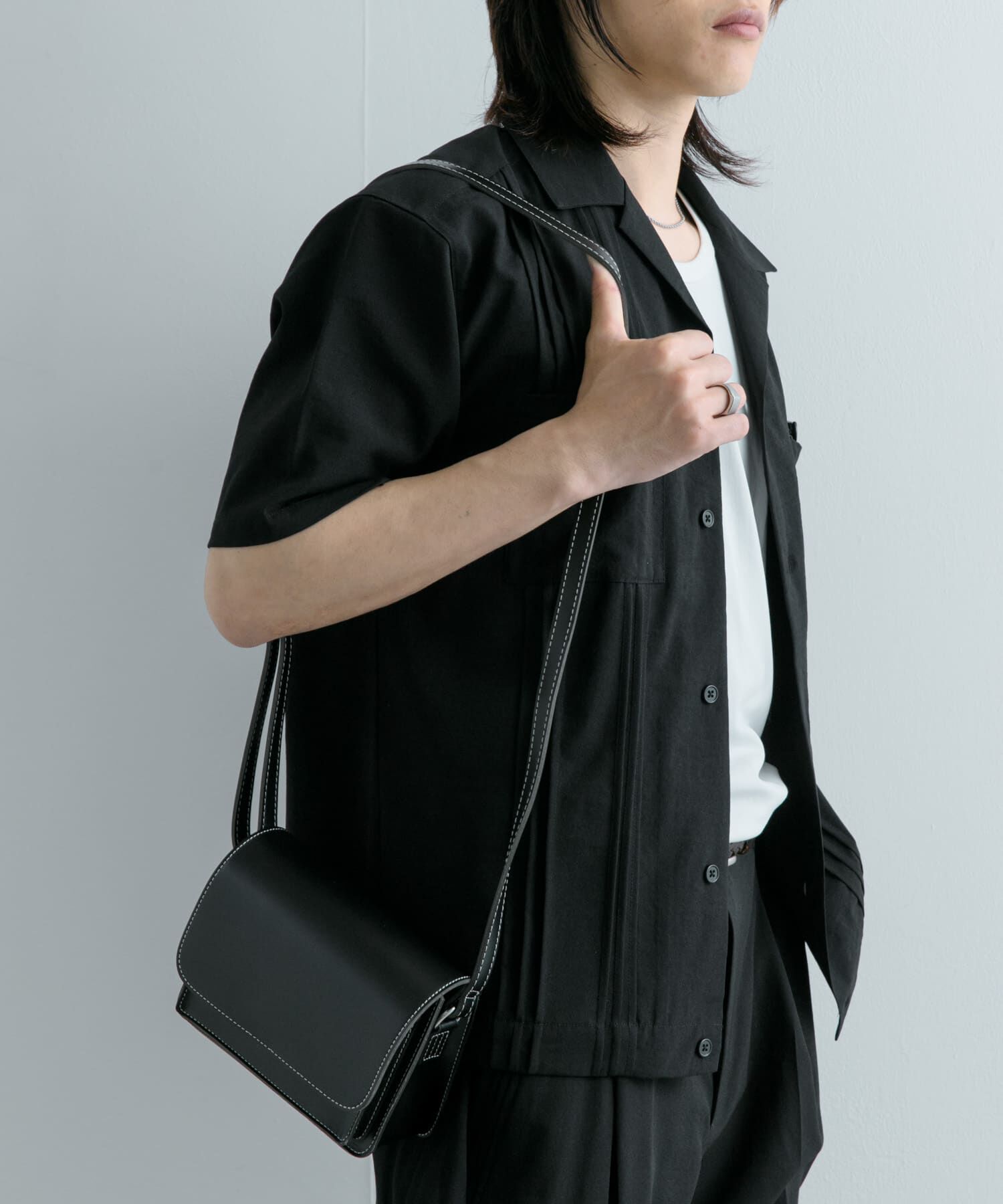 SENSE OF PLACE by URBAN RESEARCH「『セットアップ対応』 『UR TECH DRYLUXE』リネンライクキューバシャツ」|シャツ・ブラウス|