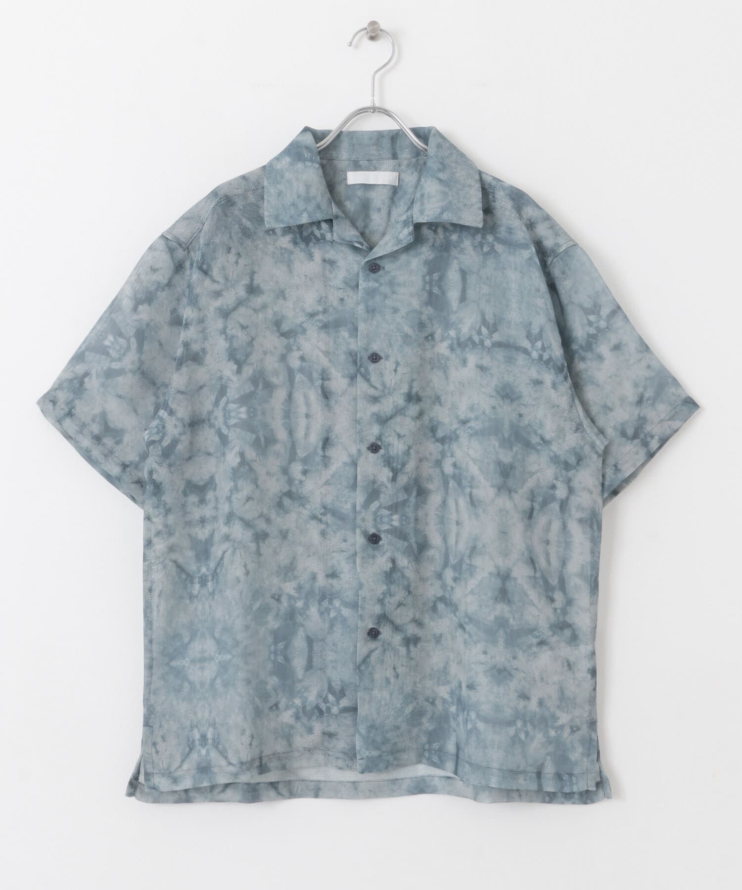 SENSE OF PLACE by URBAN RESEARCH「シアープリントオープンカラーショートスリーブシャツ」|シャツ・ブラウス|
