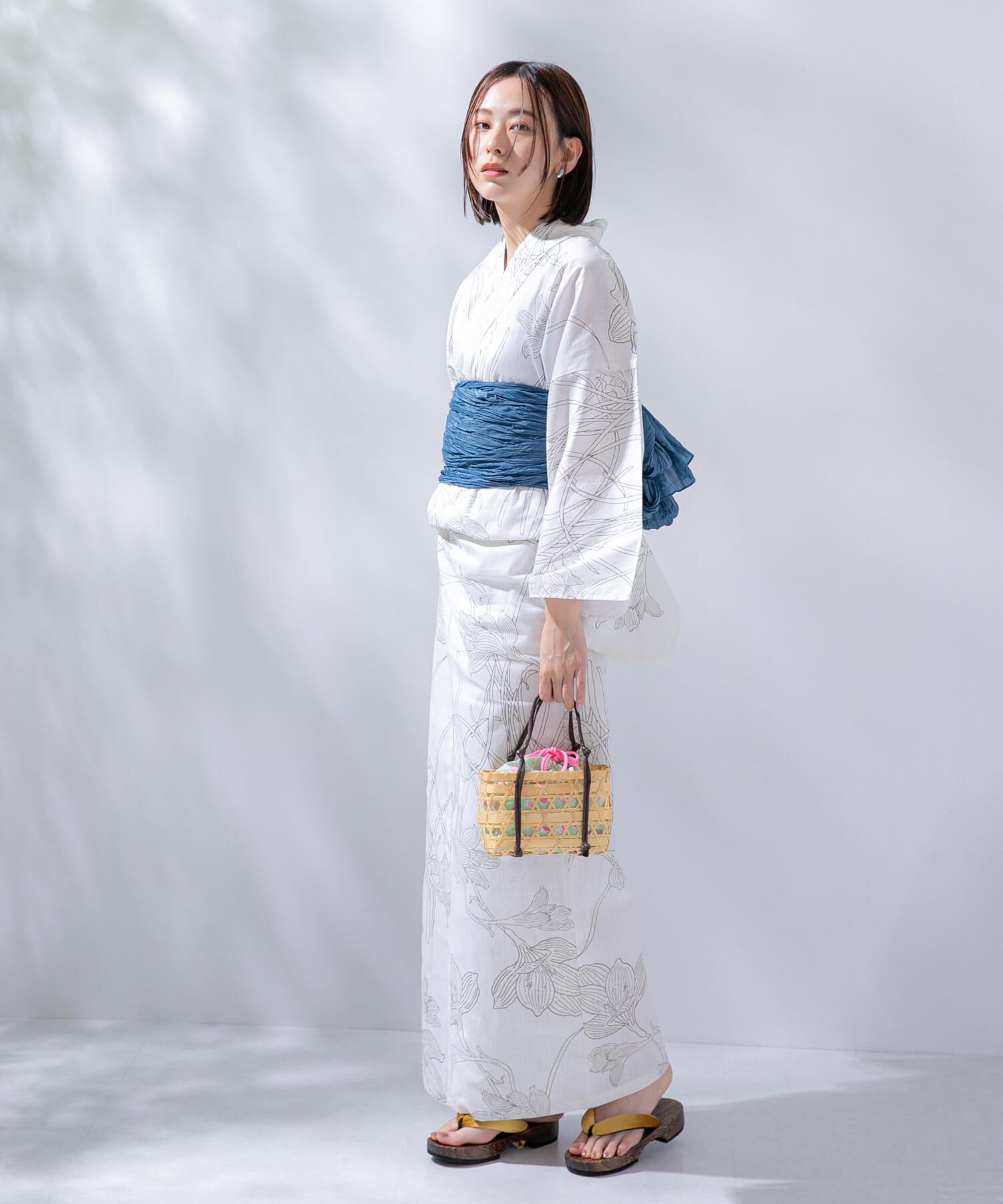 SENSE OF PLACE by URBAN RESEARCH「カゴキンチャクバッグ」|かごバッグ|