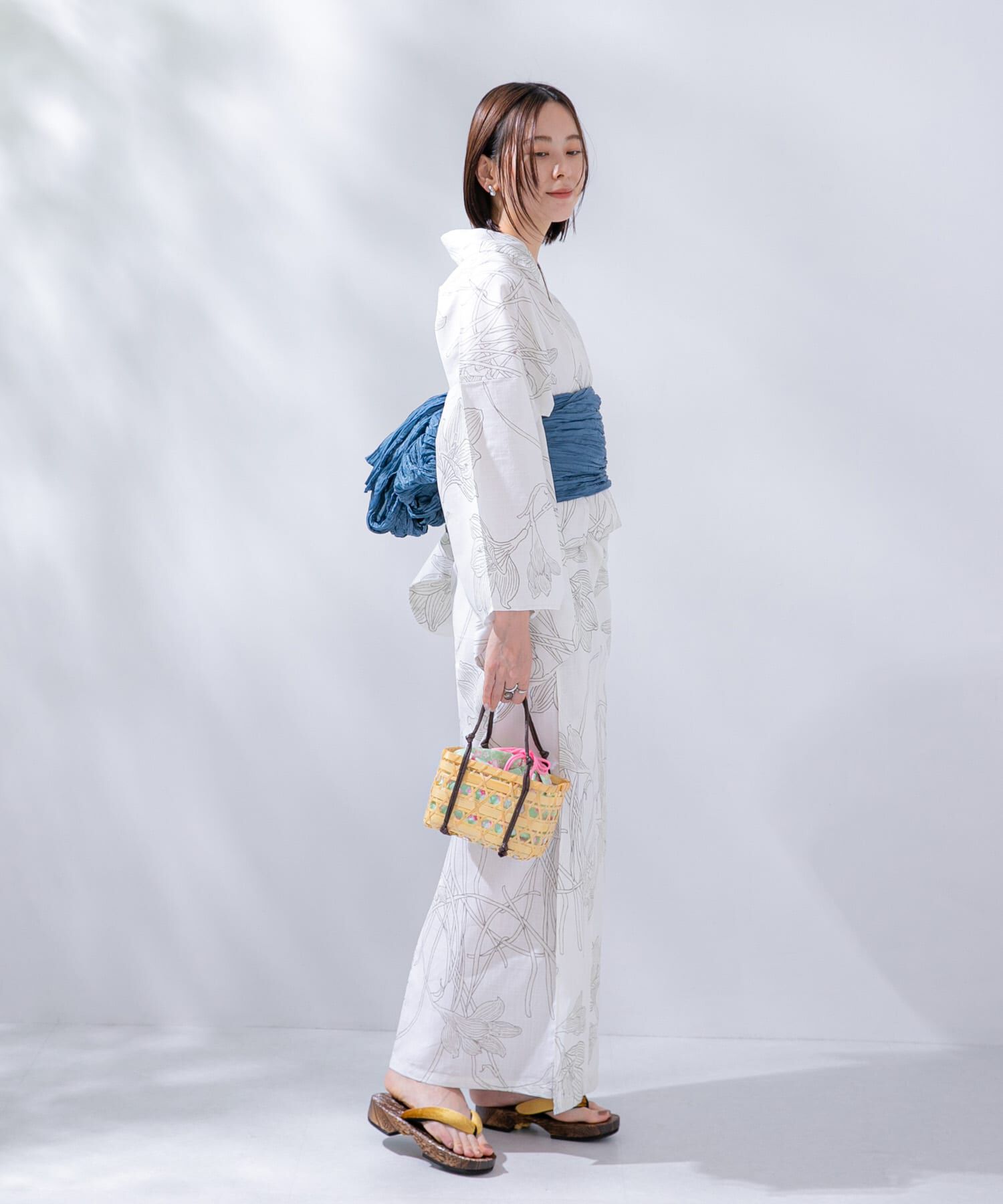 SENSE OF PLACE by URBAN RESEARCH「カゴキンチャクバッグ」|かごバッグ|