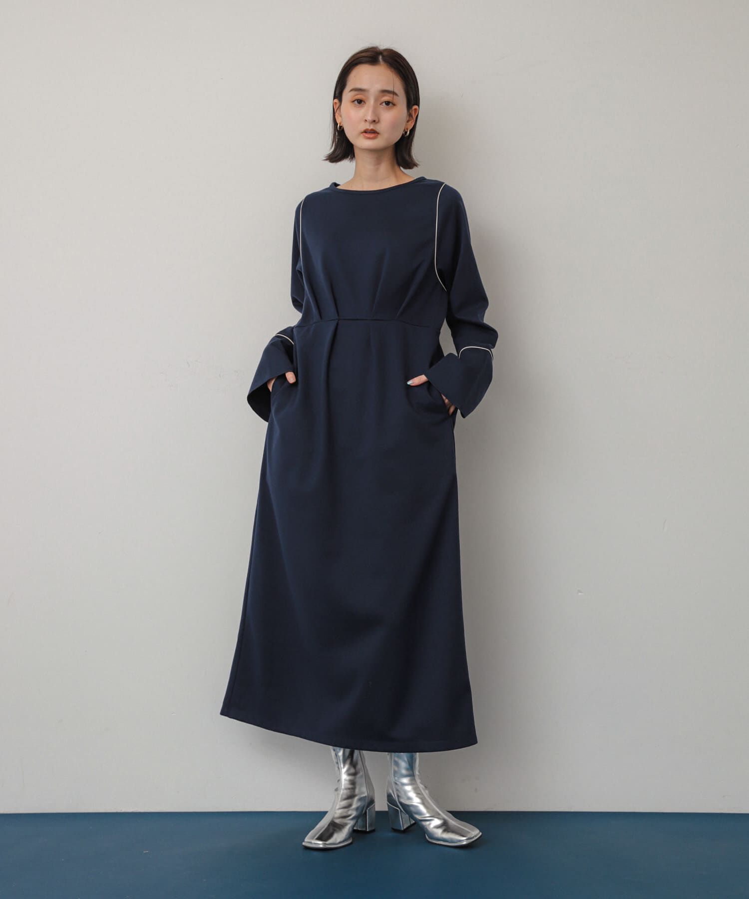 SENSE OF PLACE by URBAN RESEARCH「ウエストタックカットワンピース」|ワンピース|