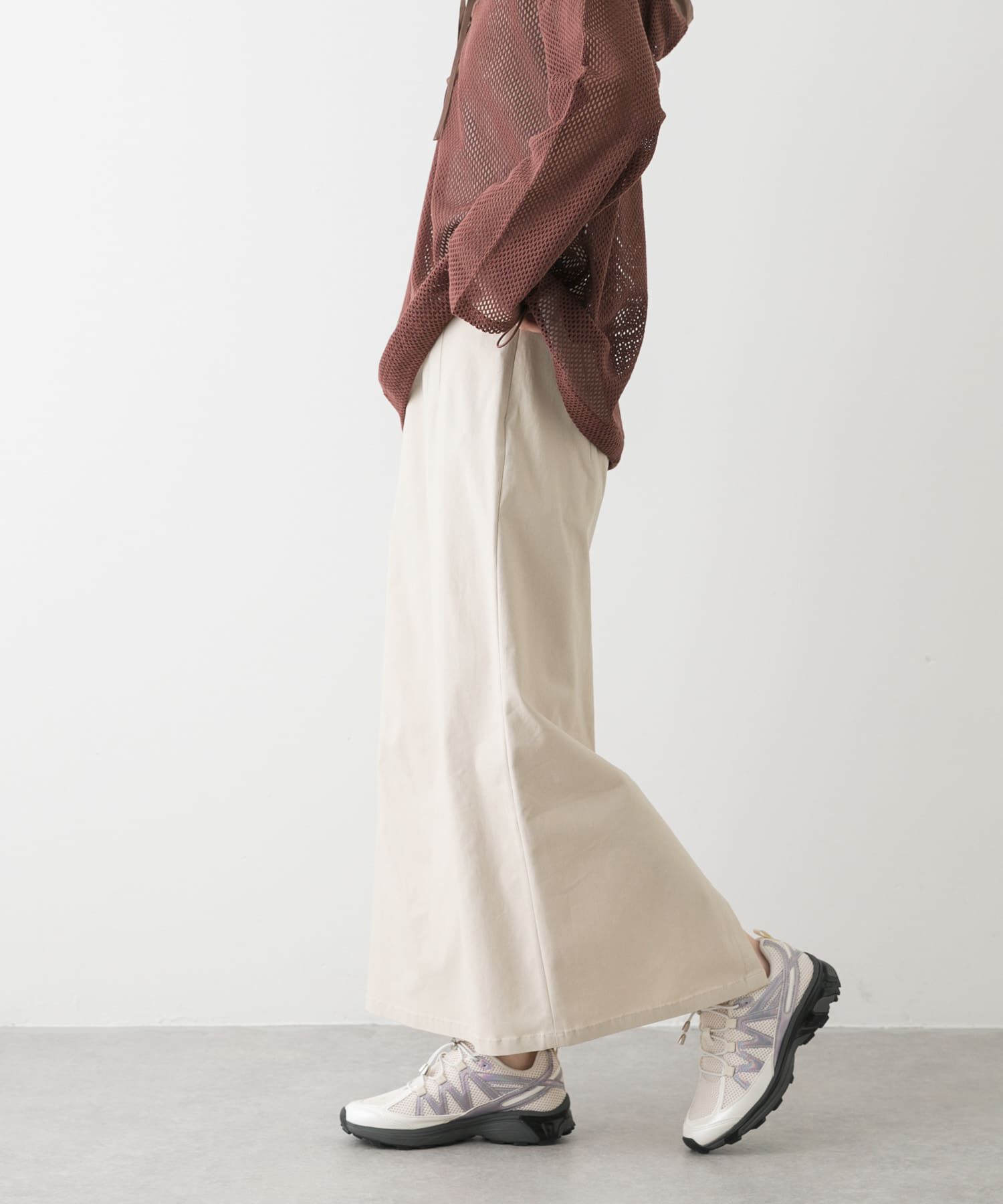 SENSE OF PLACE by URBAN RESEARCH「『WEB/一部店舗限定サイズ』ストレッチサスツキハイウエストスカート」|スカート|