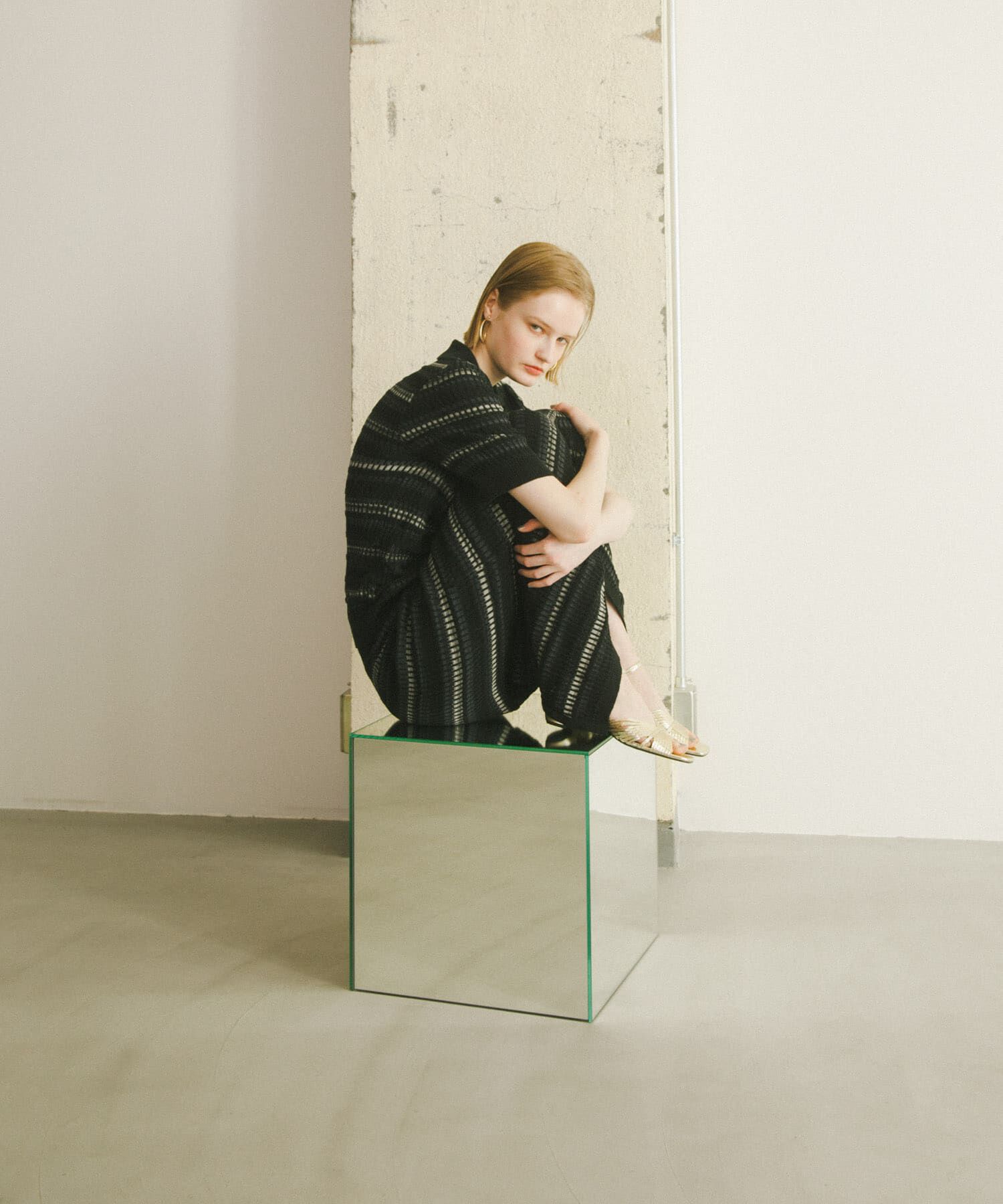 SENSE OF PLACE by URBAN RESEARCH「マルチボーダーニットスカート」|スカート|