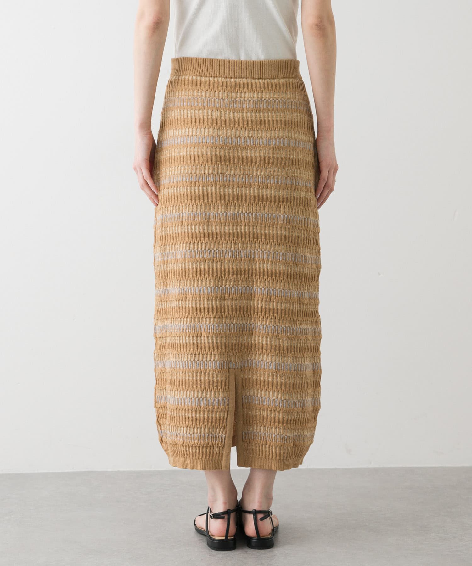 SENSE OF PLACE by URBAN RESEARCH「マルチボーダーニットスカート」|スカート|