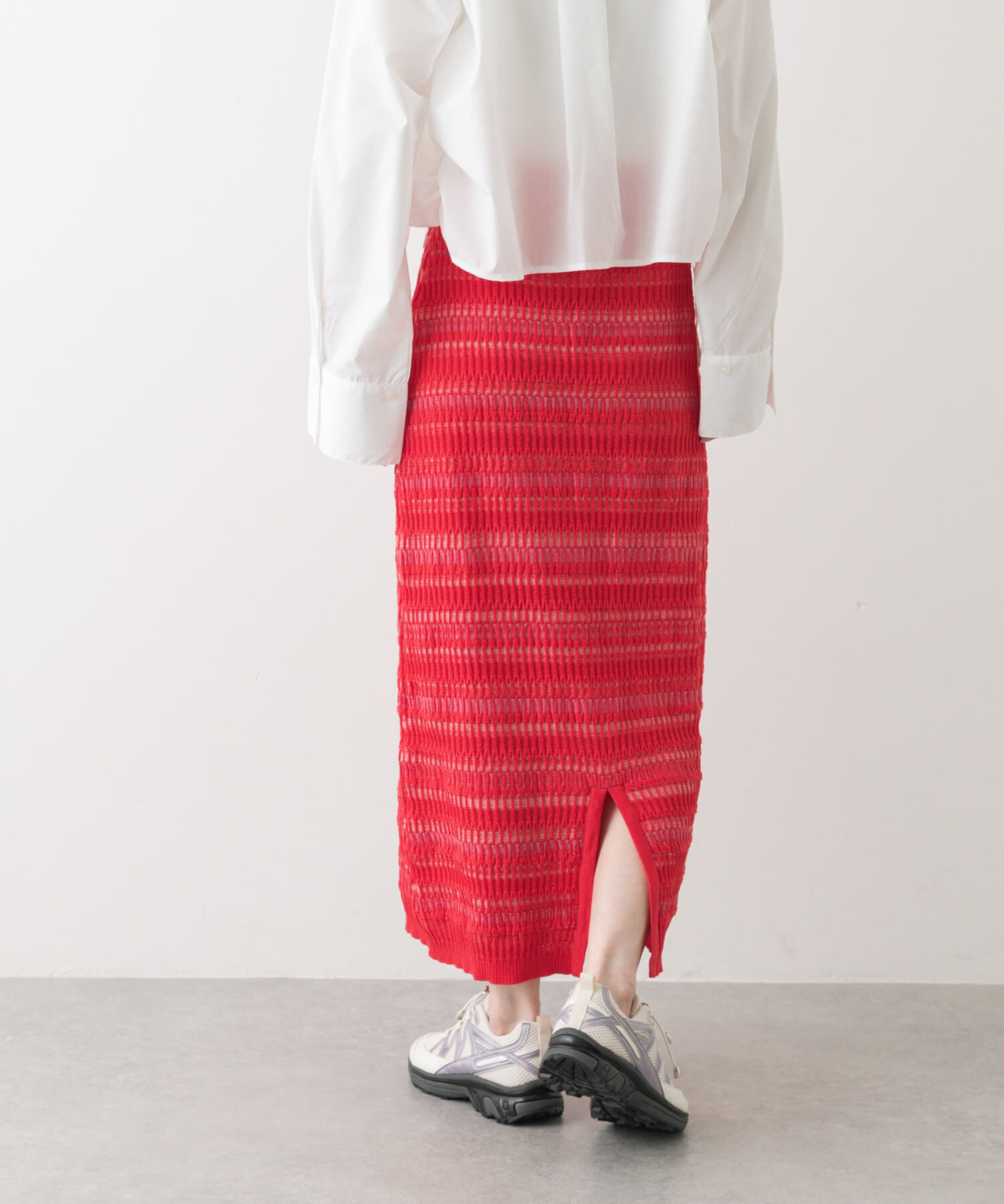 SENSE OF PLACE by URBAN RESEARCH「マルチボーダーニットスカート」|スカート|