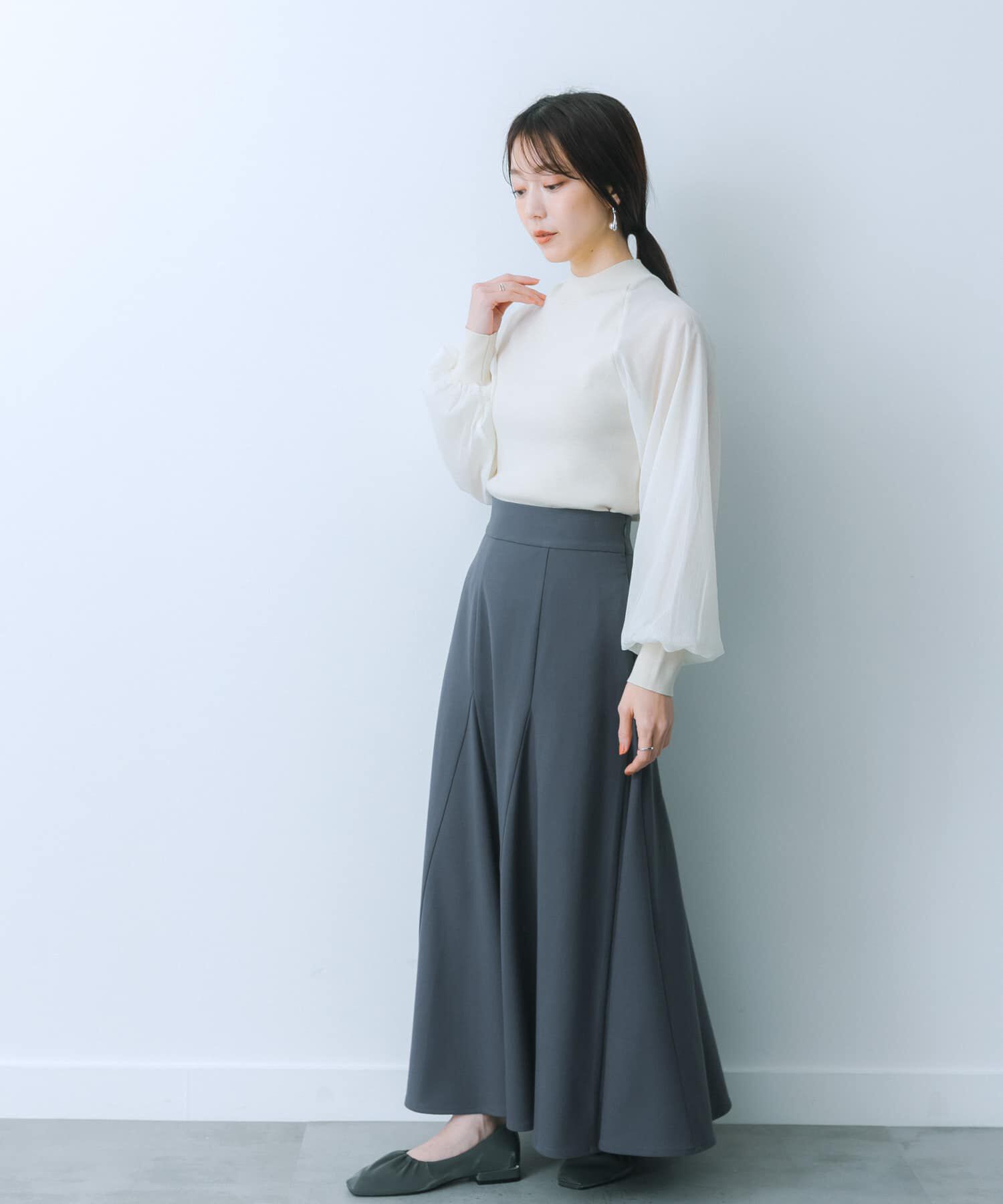 SENSE OF PLACE by URBAN RESEARCH「シアーボリュームスリーブセーター」|ニット・セーター|