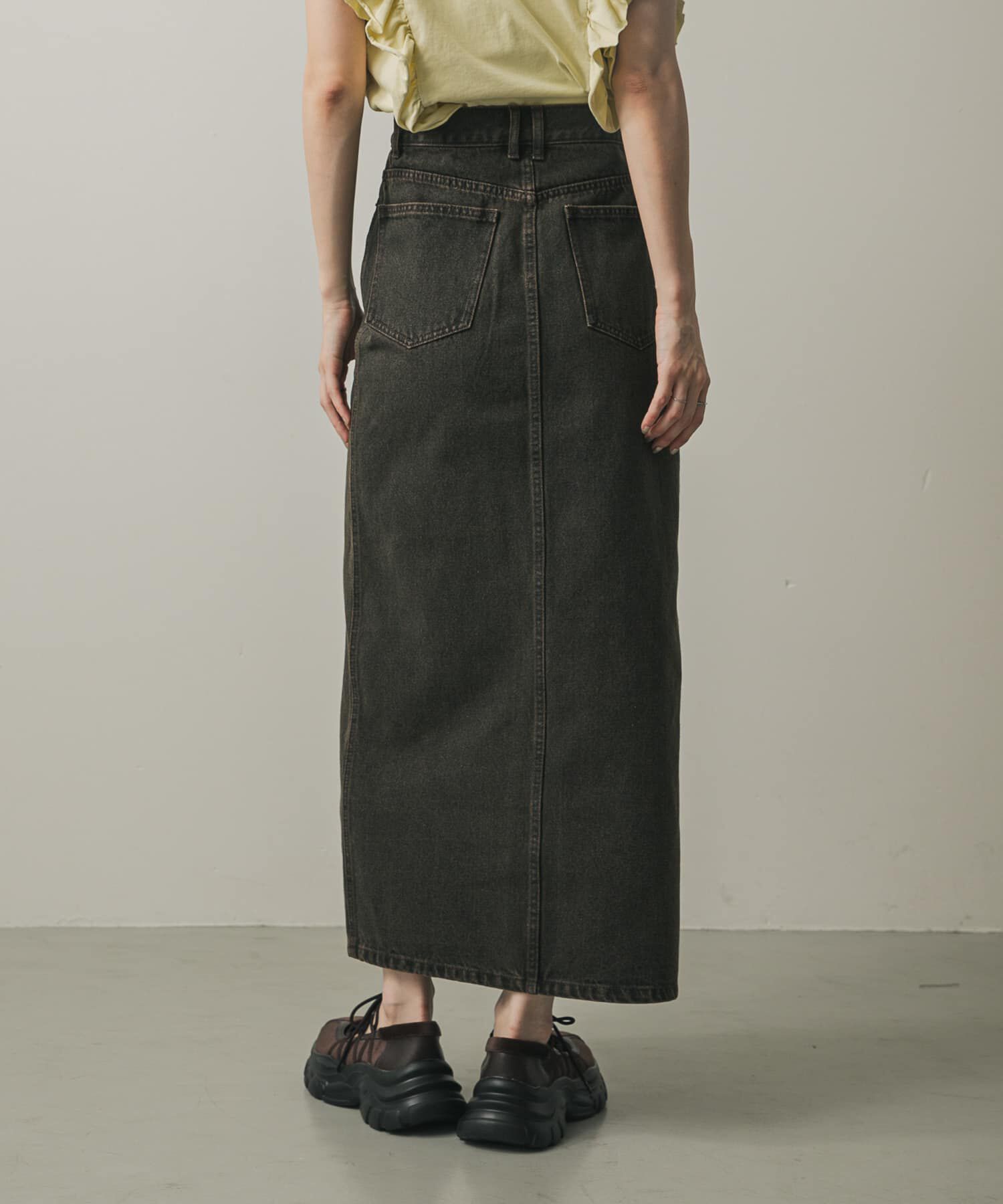 SENSE OF PLACE by URBAN RESEARCH「アシメベルトデニムスカート」|スカート|