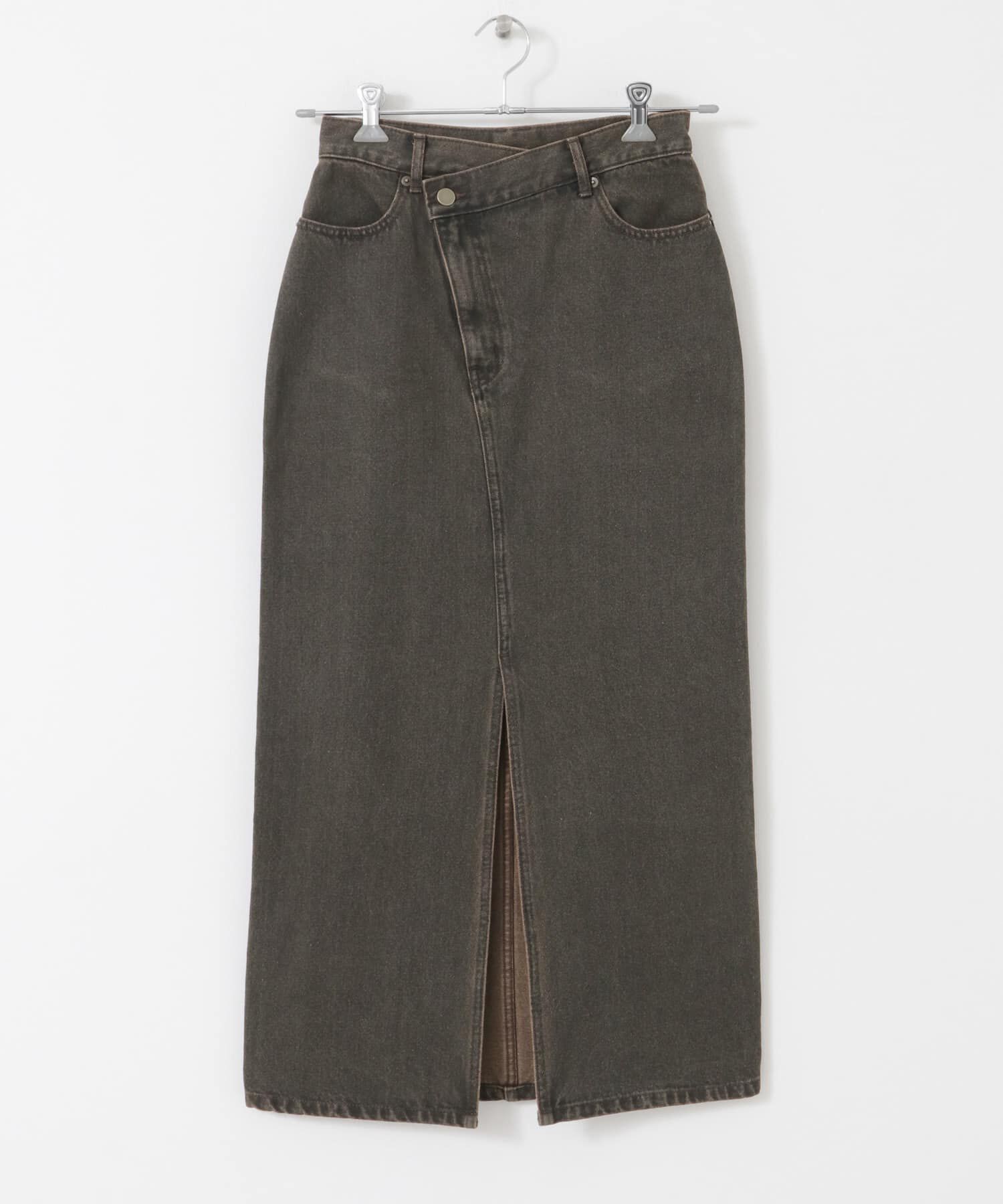 SENSE OF PLACE by URBAN RESEARCH「アシメベルトデニムスカート」|スカート|