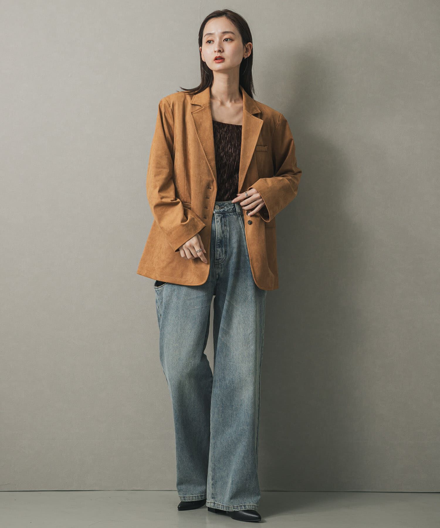 SENSE OF PLACE by URBAN RESEARCH「『WEB/一部店舗限定サイズ』サイドカットアウトデニム」|デニム|