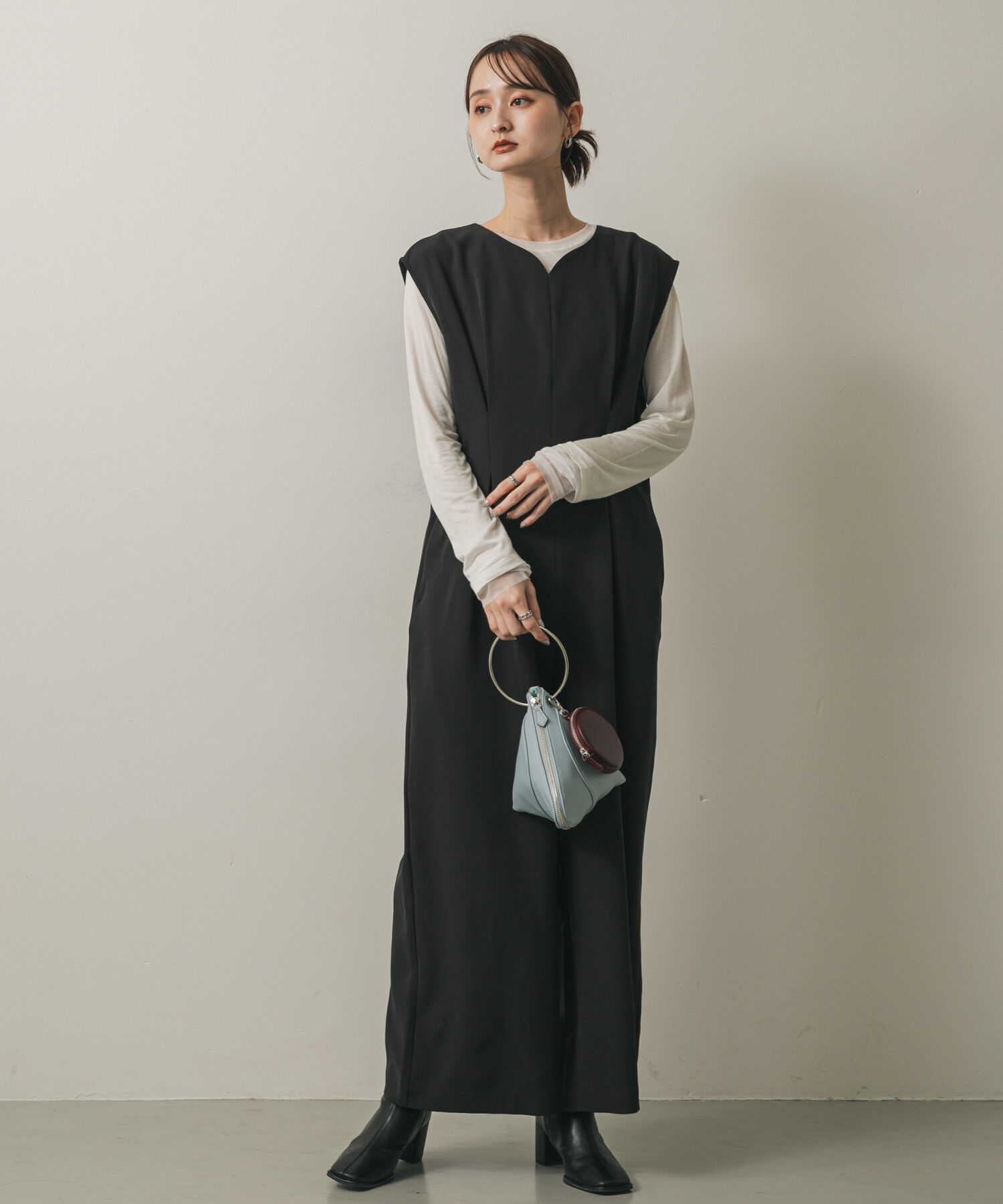 SENSE OF PLACE by URBAN RESEARCH「ウエストタックハートネックロンパース」|スカート|