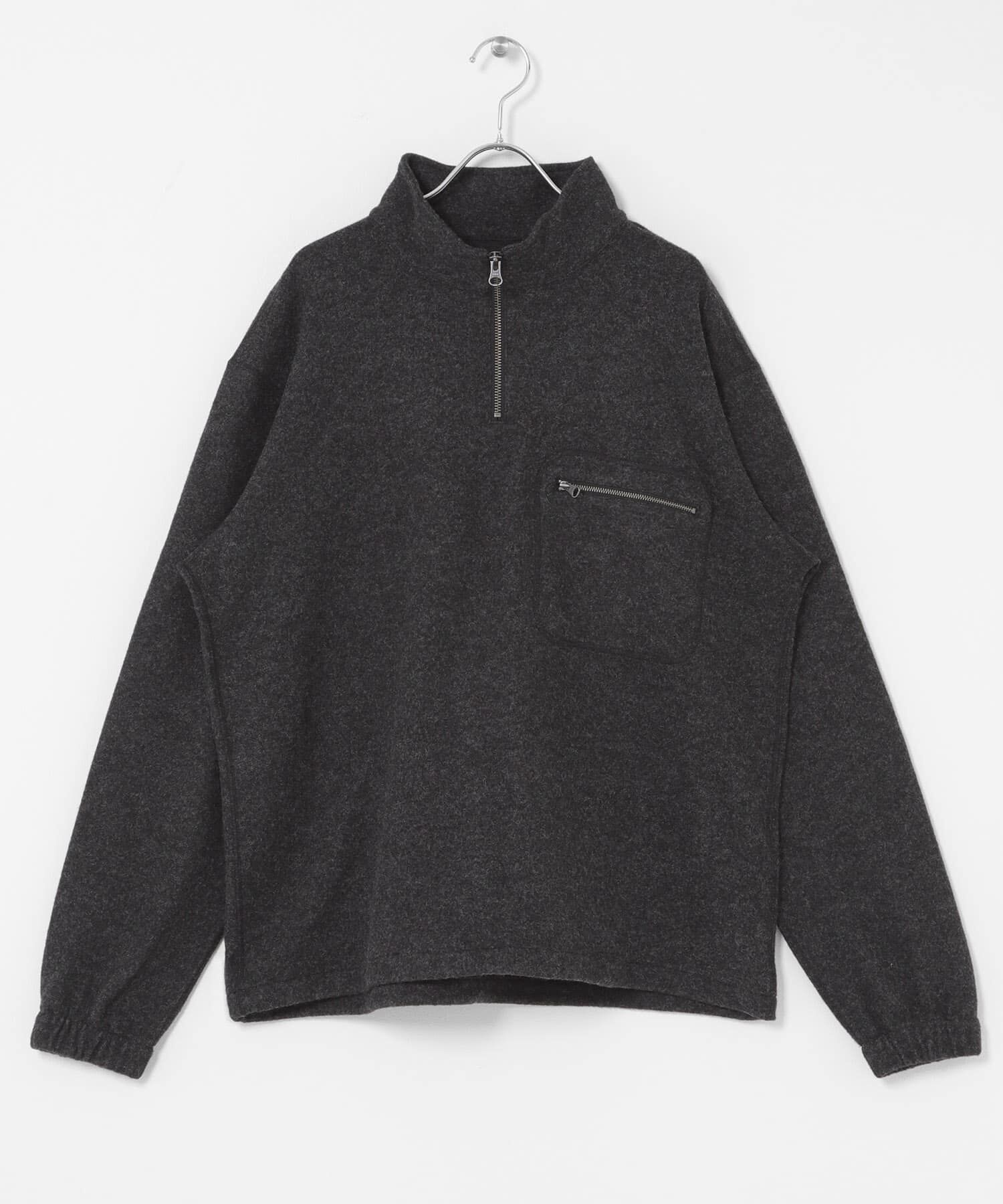 SENSE OF PLACE by URBAN RESEARCH「ウールジャージハーフZIP」|Tシャツ・カットソー|