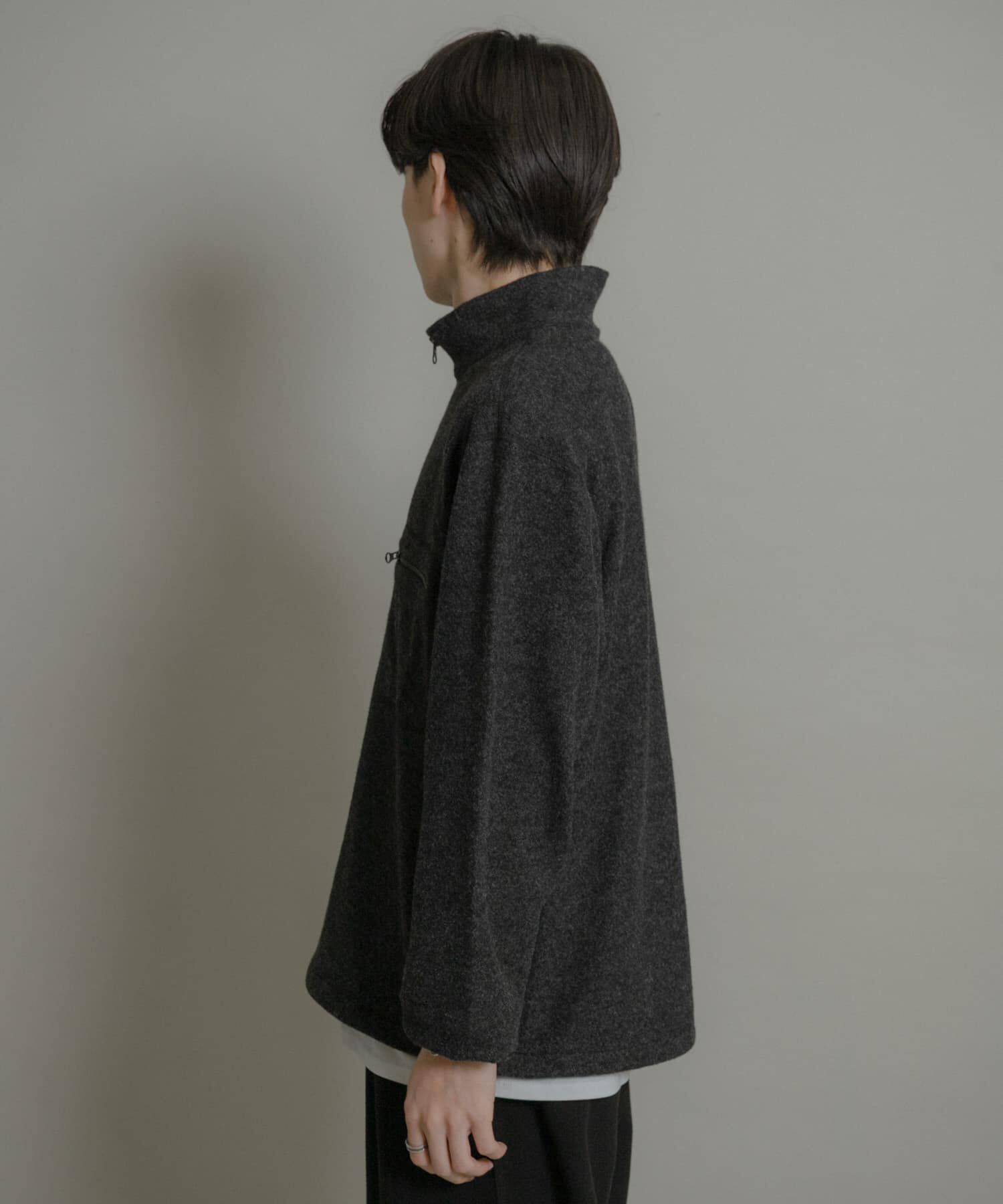 SENSE OF PLACE by URBAN RESEARCH「ウールジャージハーフZIP」|Tシャツ・カットソー|