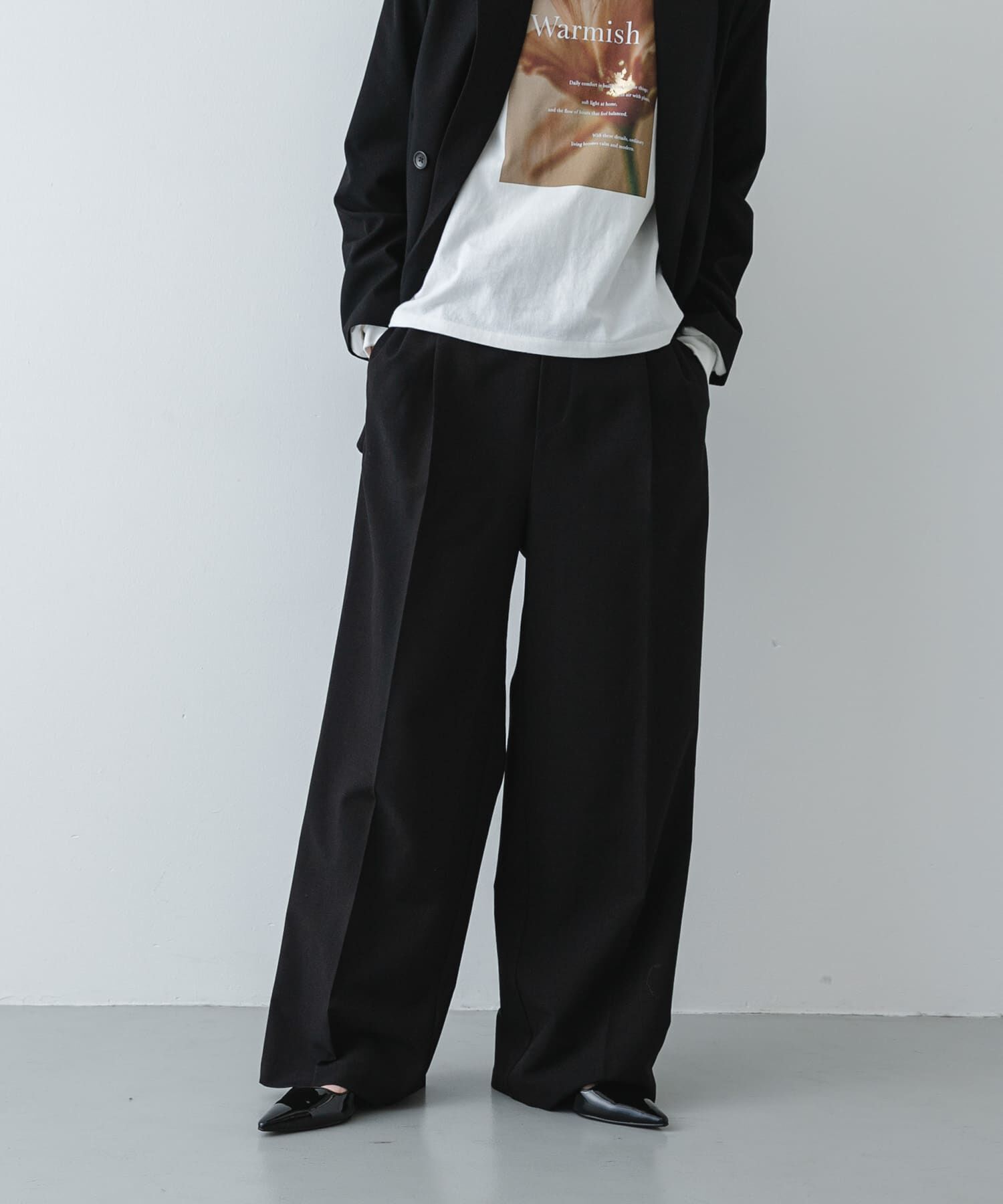 SENSE OF PLACE by URBAN RESEARCH「『XS,TALLサイズ/WEB限定』『イージーケア』ワイドイージーパンツ」|その他|