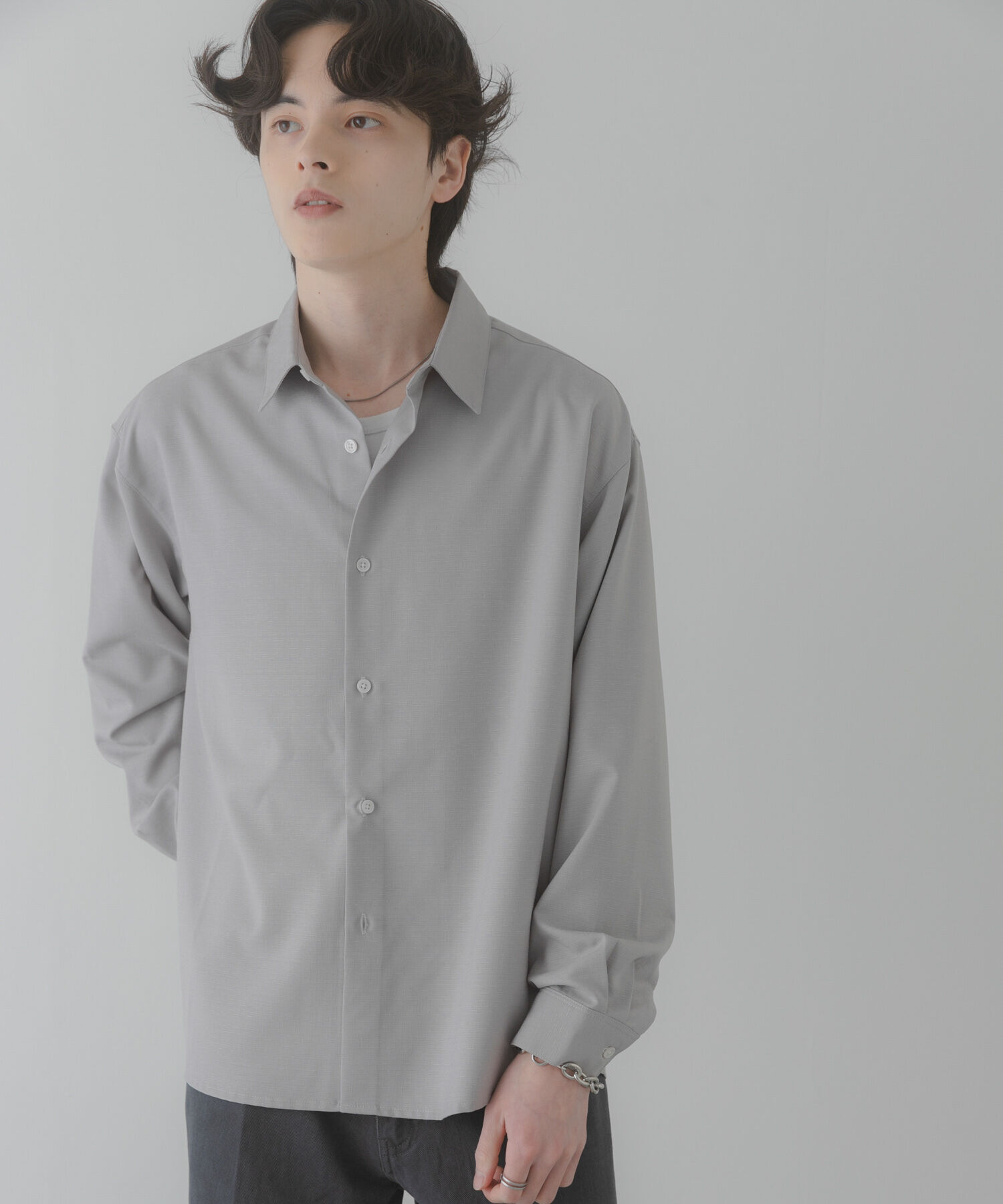 SENSE OF PLACE by URBAN RESEARCH「カラースラブレギュラーカラーシャツ」|シャツ・ブラウス|