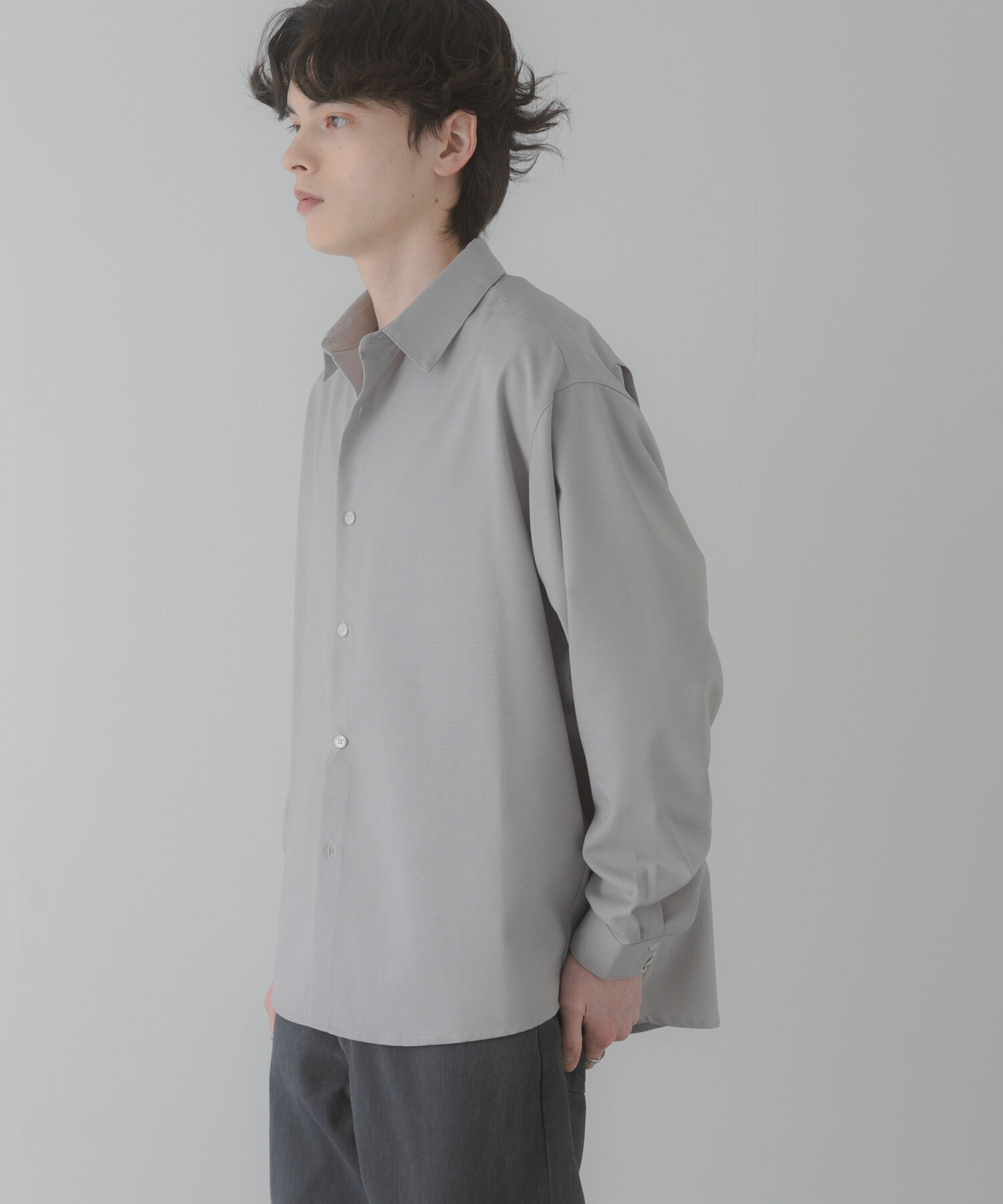 SENSE OF PLACE by URBAN RESEARCH「カラースラブレギュラーカラーシャツ」|シャツ・ブラウス|