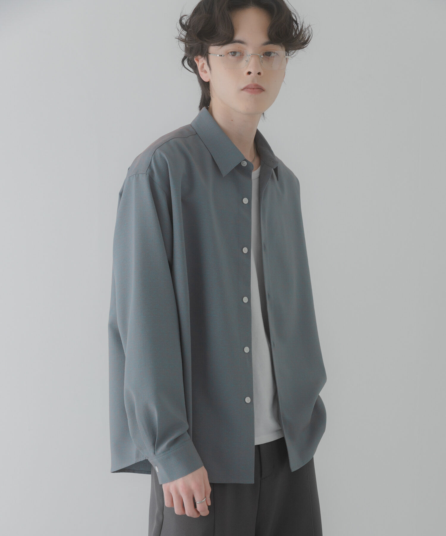 SENSE OF PLACE by URBAN RESEARCH「カラースラブレギュラーカラーシャツ」|シャツ・ブラウス|