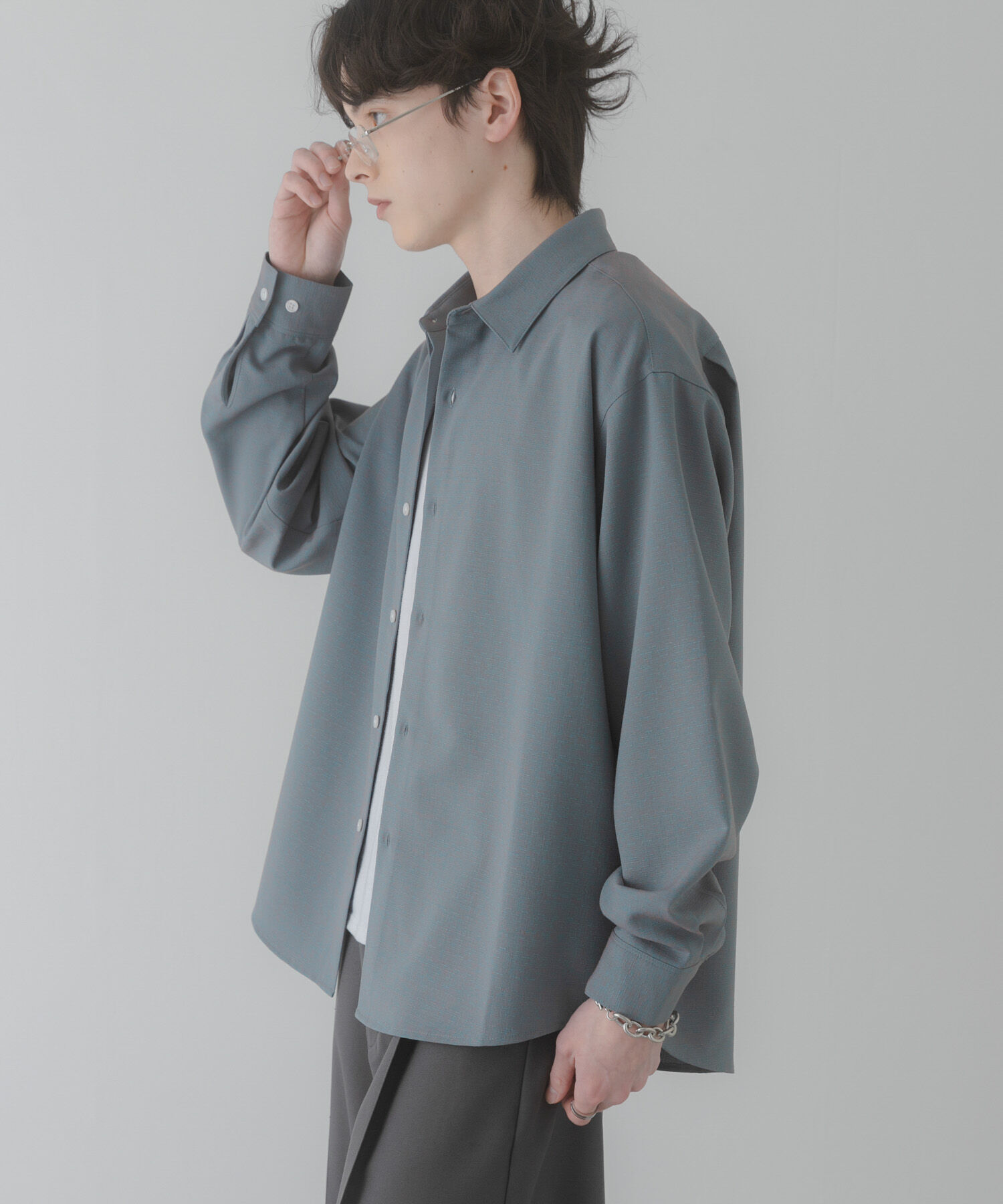 SENSE OF PLACE by URBAN RESEARCH「カラースラブレギュラーカラーシャツ」|シャツ・ブラウス|