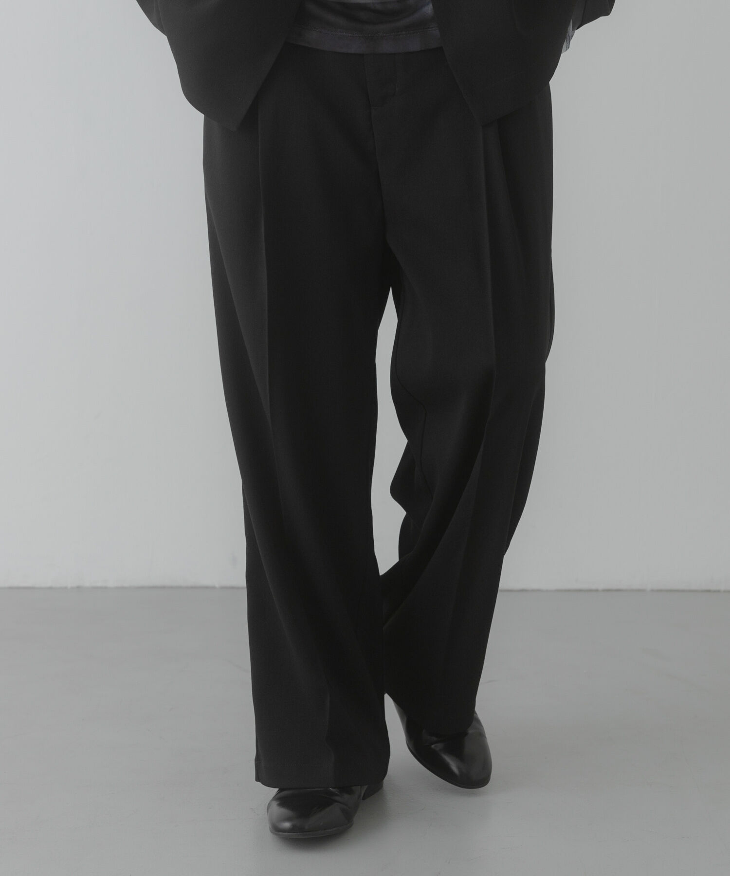 SENSE OF PLACE by URBAN RESEARCH「『イージーケア/速乾』リネンライクタックワイドスラックス」|その他|