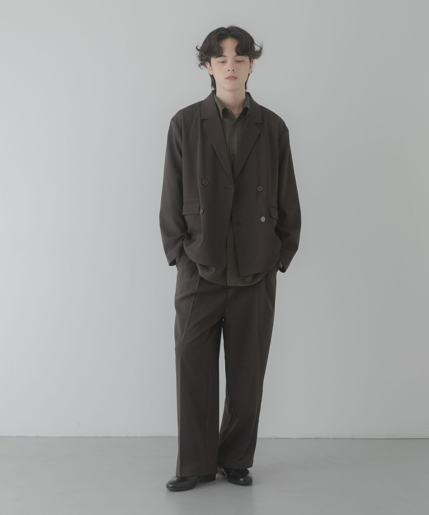 SENSE OF PLACE by URBAN RESEARCH「『イージーケア/速乾』リネンライクタックワイドスラックス」|その他|