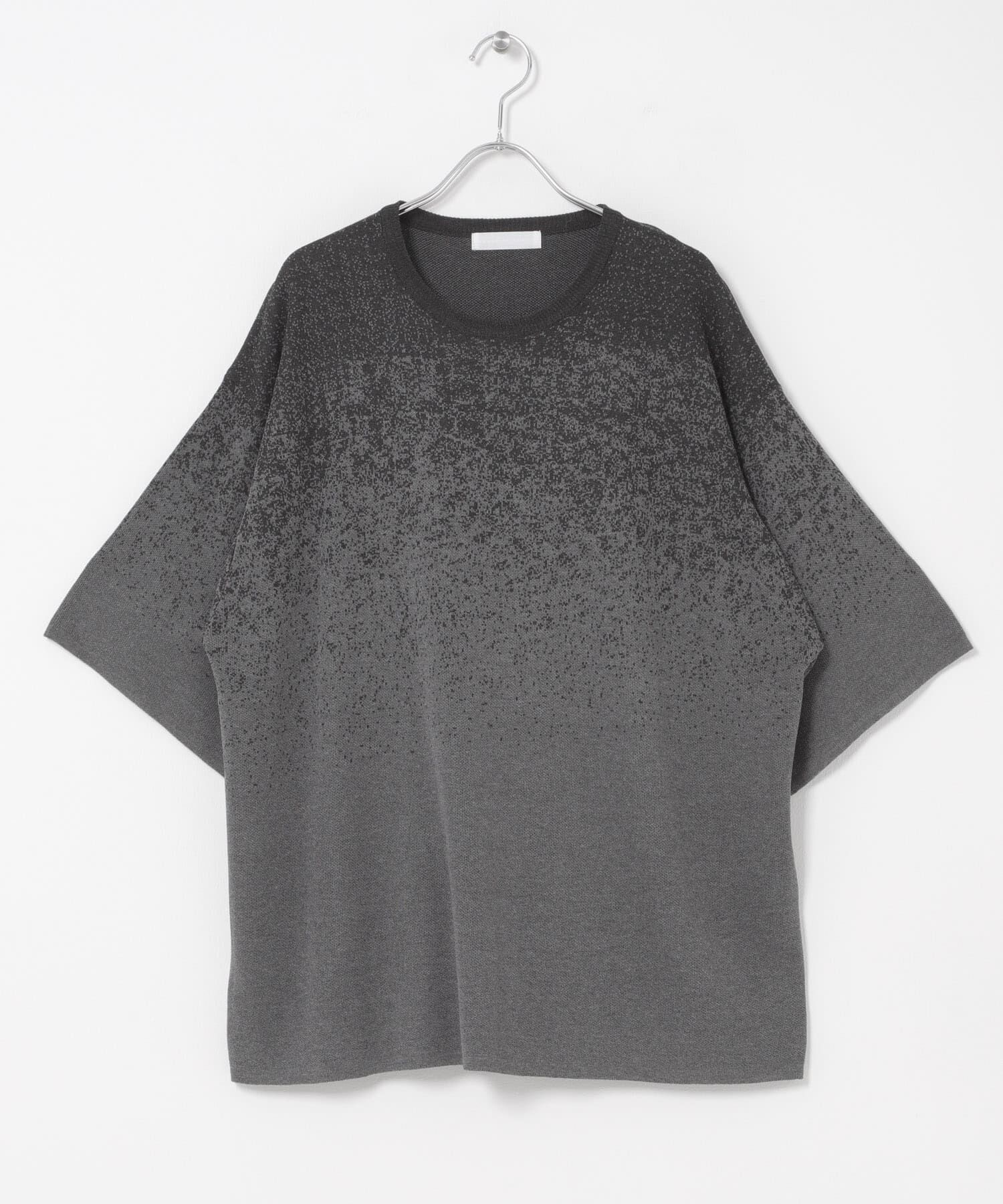 SENSE OF PLACE by URBAN RESEARCH「『洗濯可』エクストラルーズスプラッシュニットTシャツ」|ニット・セーター|