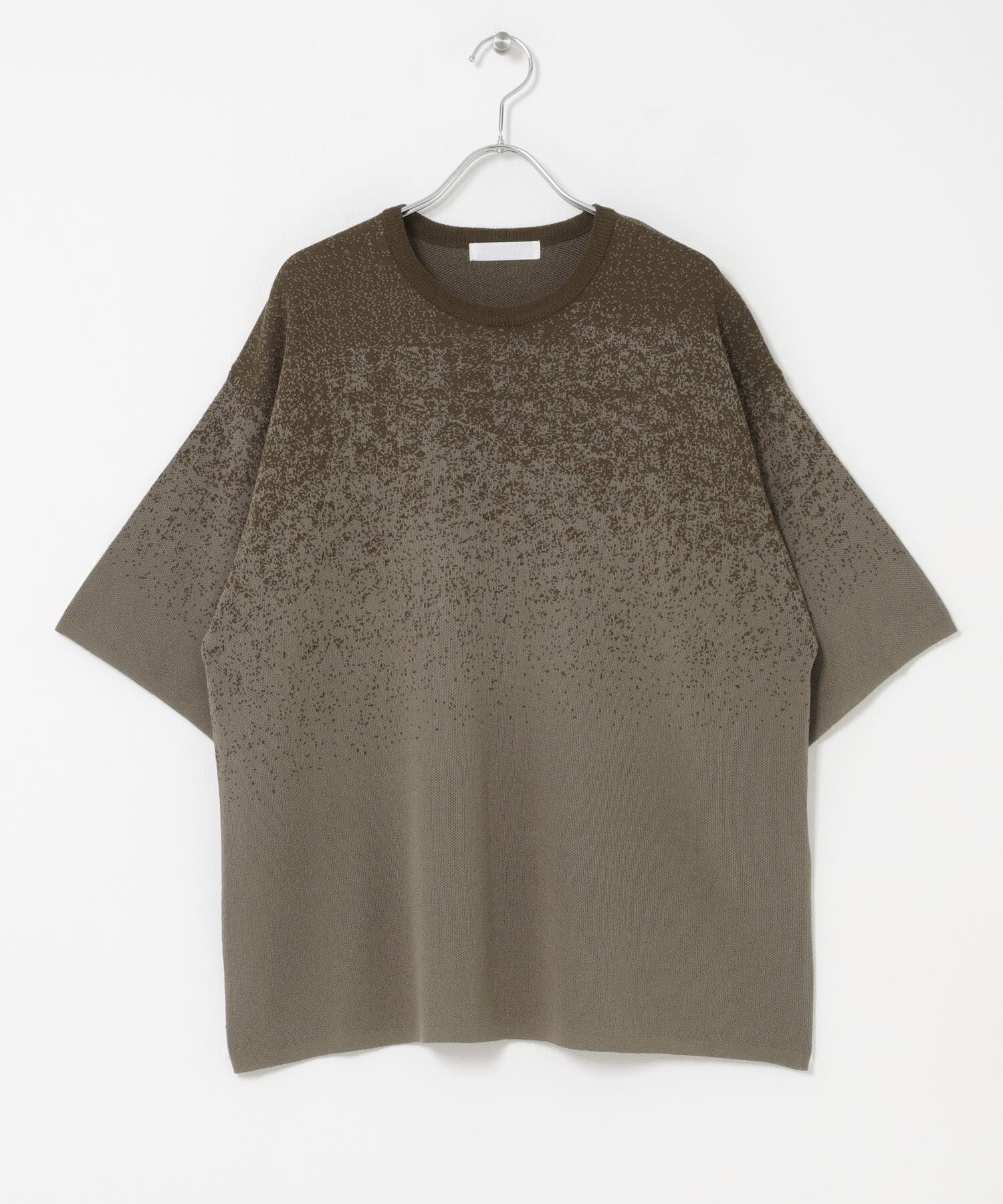 SENSE OF PLACE by URBAN RESEARCH「『洗濯可』エクストラルーズスプラッシュニットTシャツ」|ニット・セーター|