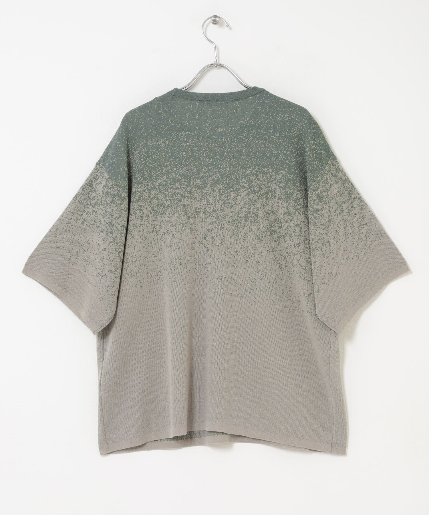 SENSE OF PLACE by URBAN RESEARCH「『洗濯可』エクストラルーズスプラッシュニットTシャツ」|ニット・セーター|