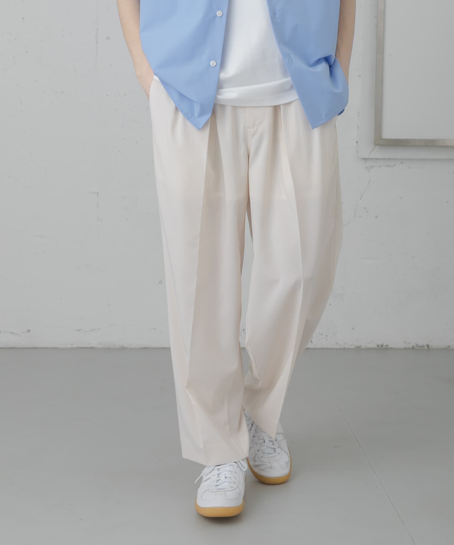 SENSE OF PLACE by URBAN RESEARCH「『イージーケア/速乾』サマー2タックワイドテーパードパンツ」|その他|