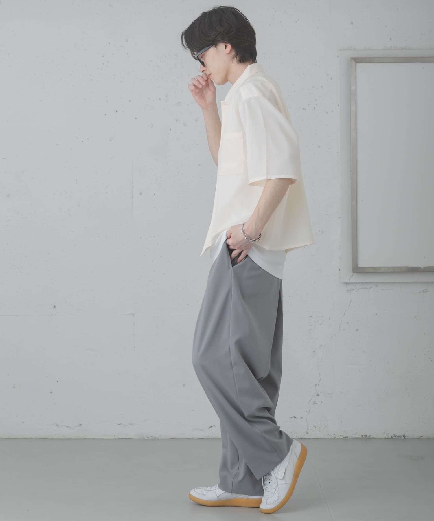 SENSE OF PLACE by URBAN RESEARCH「『イージーケア/速乾』サマー2タックワイドテーパードパンツ」|その他|