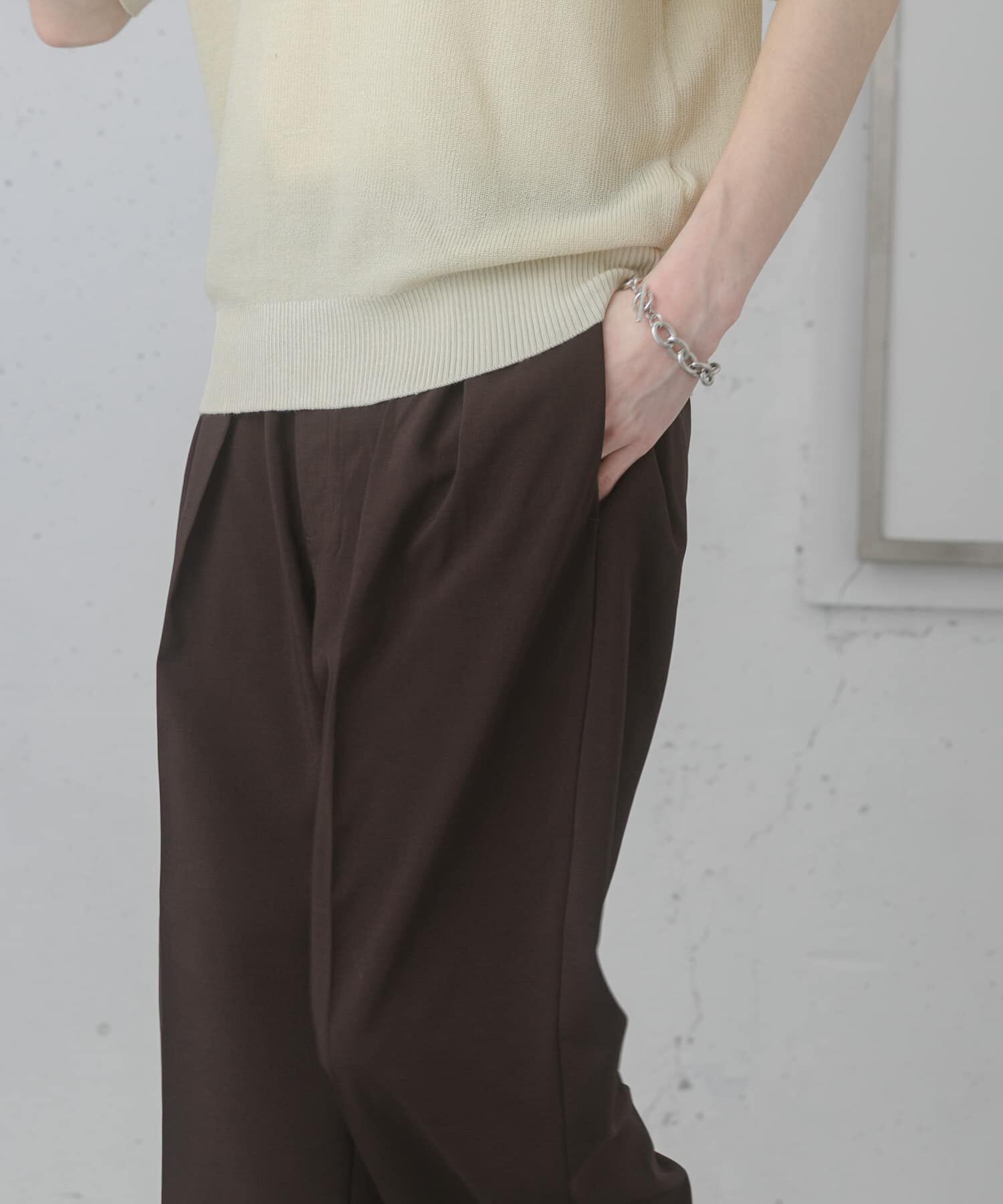 SENSE OF PLACE by URBAN RESEARCH「『イージーケア/速乾』サマー2タックワイドテーパードパンツ」|その他|