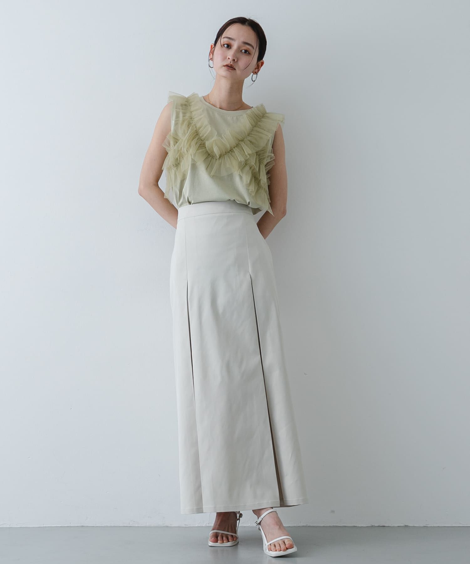 SENSE OF PLACE by URBAN RESEARCH「ボックスプリーツスカート」|スカート|