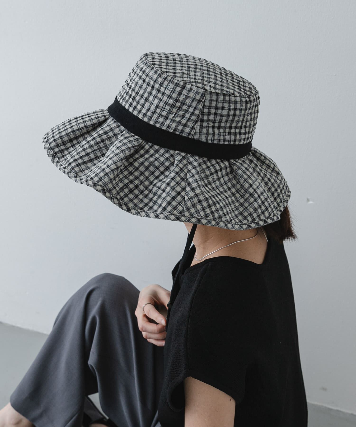 SENSE OF PLACE by URBAN RESEARCH「ジュートライクフリルハット」|ハット|