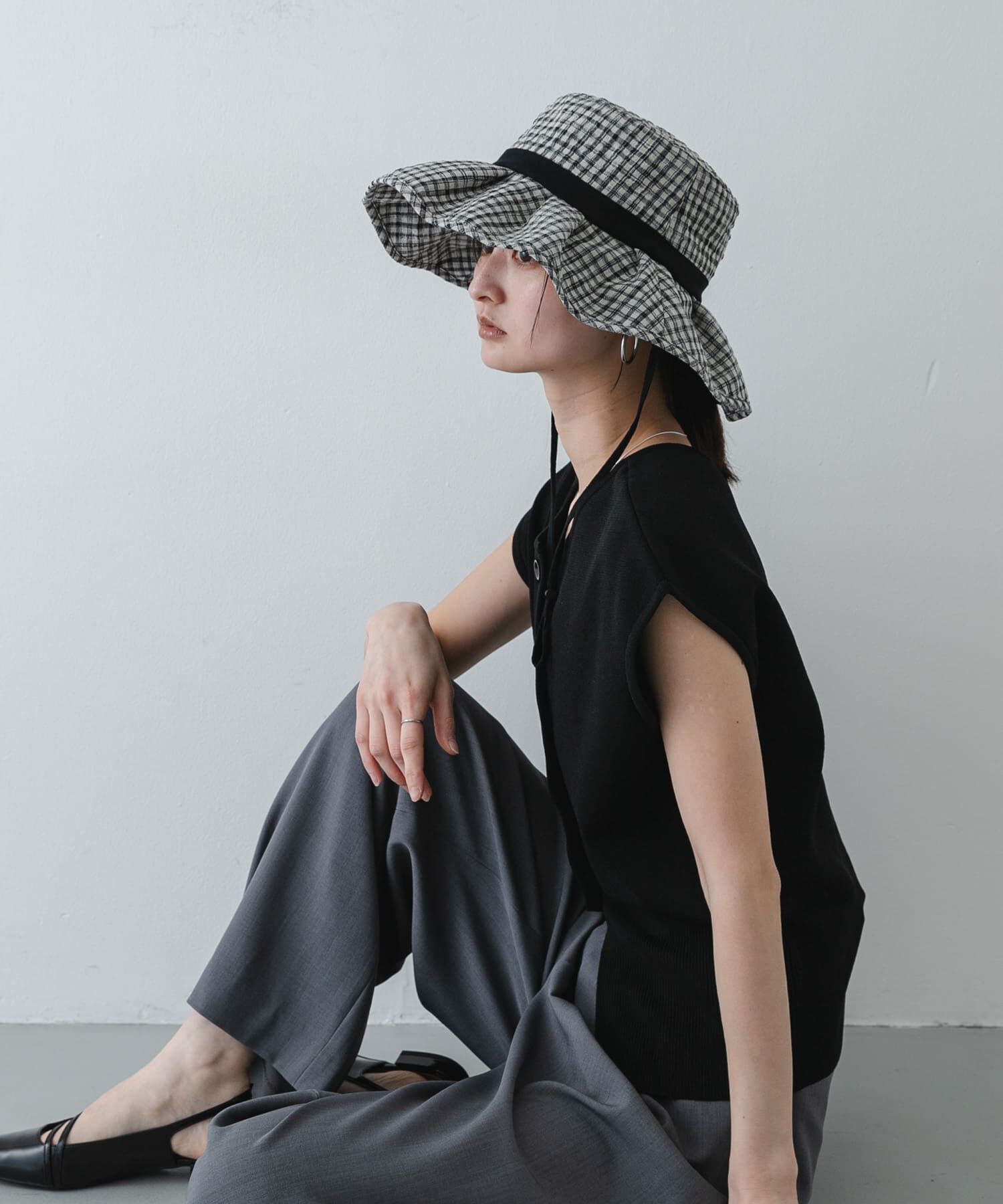 SENSE OF PLACE by URBAN RESEARCH「ジュートライクフリルハット」|ハット|