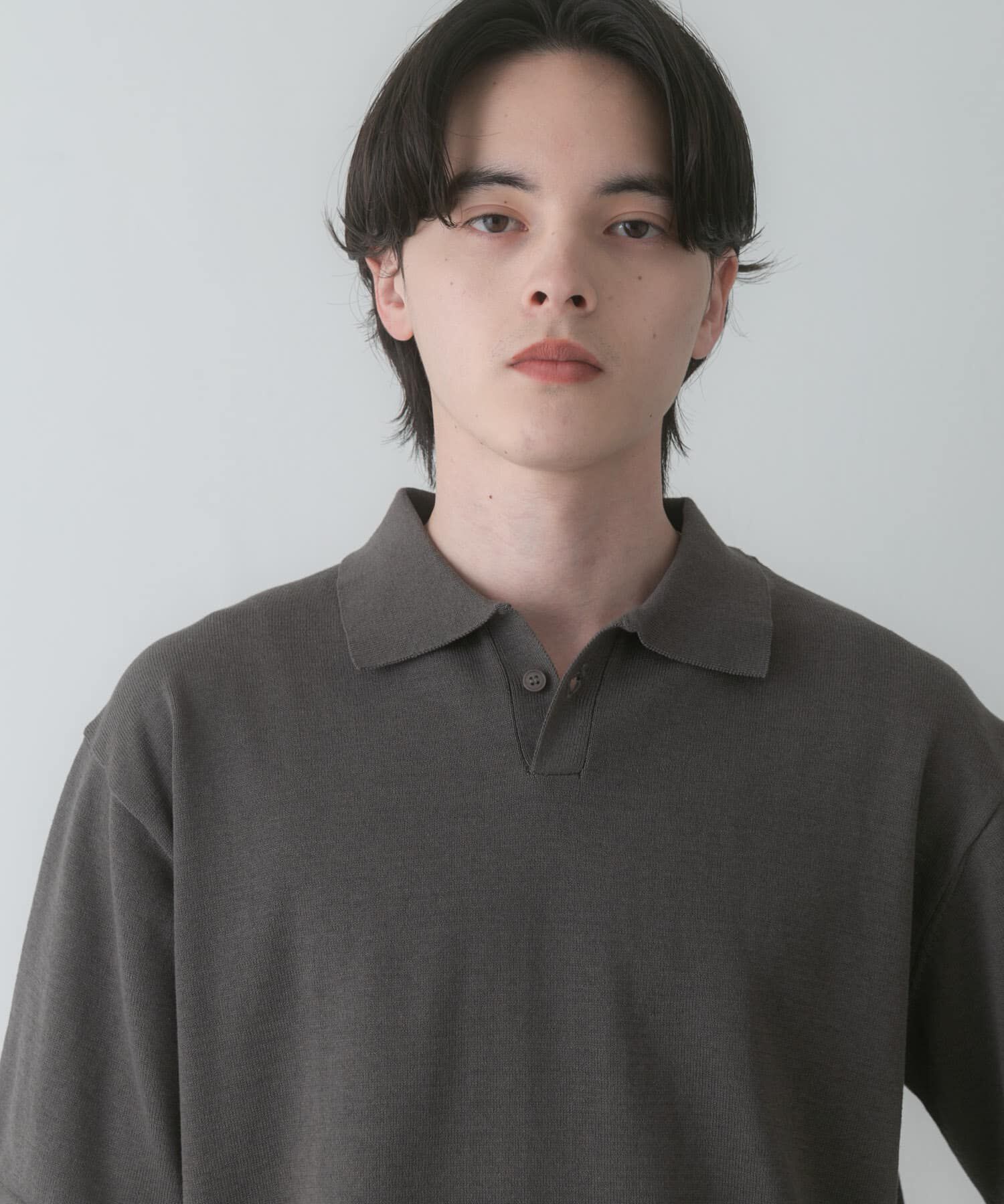 SENSE OF PLACE by URBAN RESEARCH「『洗濯可』ドライタッチスキッパーニットTシャツ」|ニット・セーター|