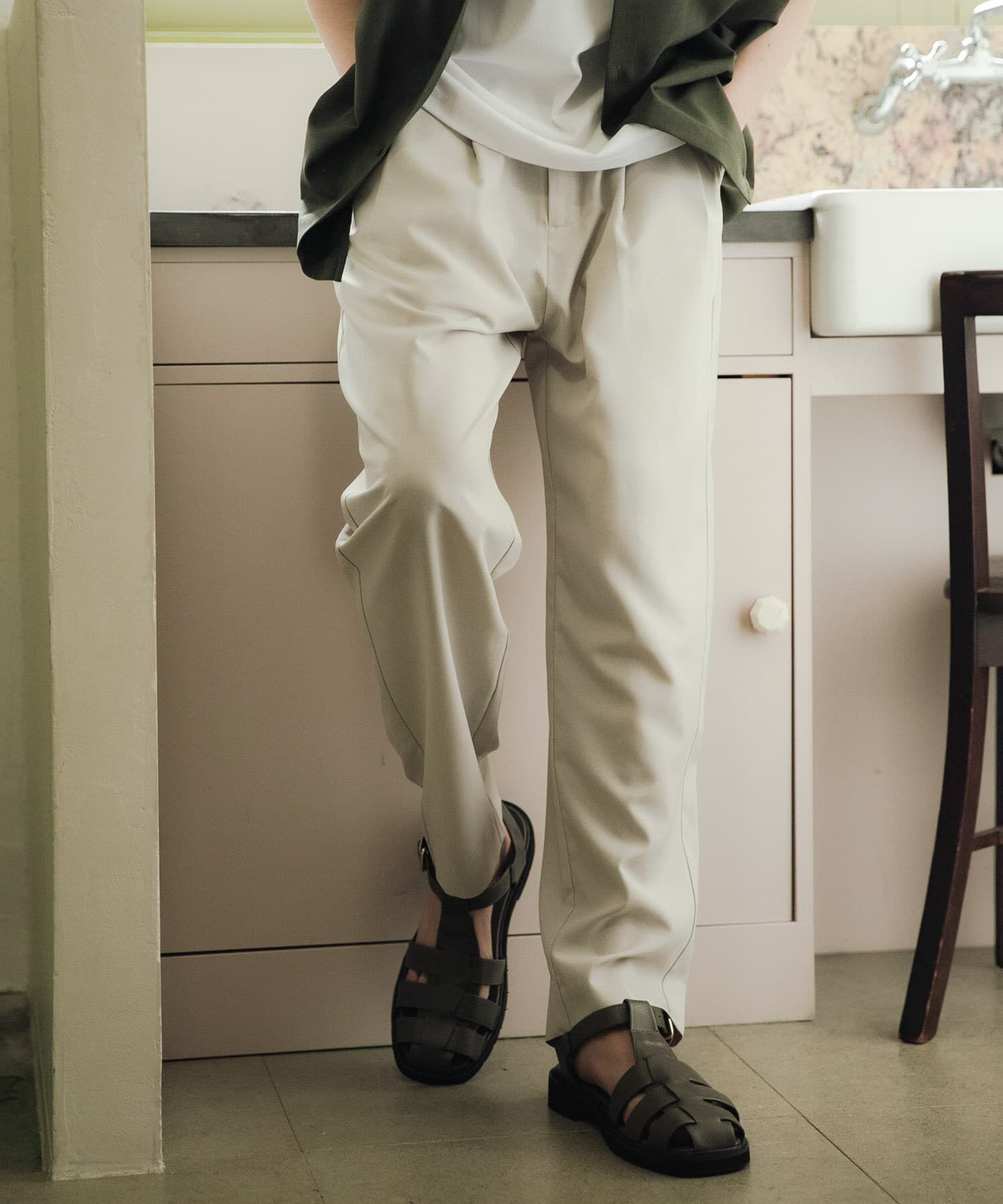 SENSE OF PLACE by URBAN RESEARCH「『イージーケア/速乾』クイックドライタックテーパードパンツ」|その他|