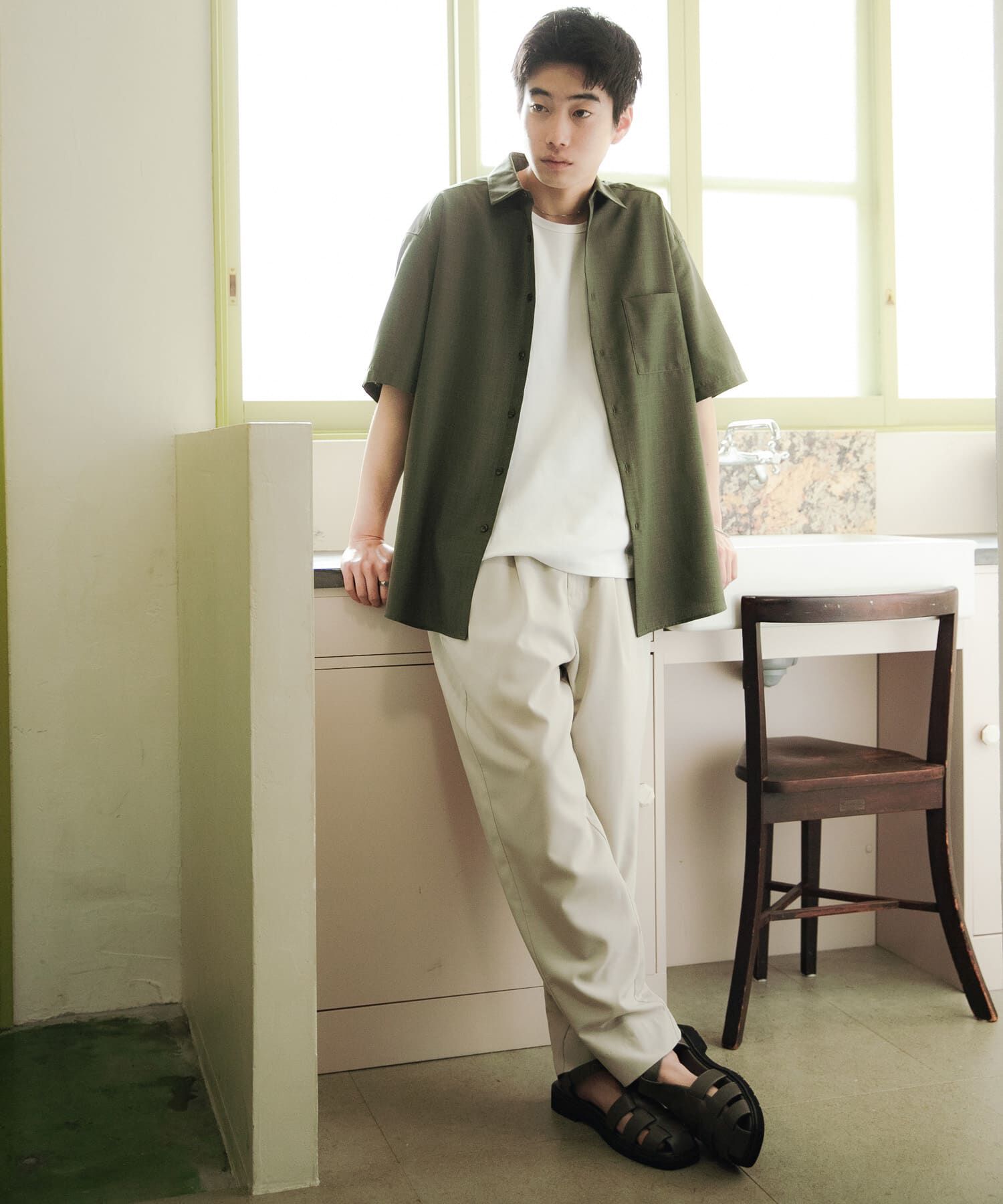 SENSE OF PLACE by URBAN RESEARCH「『イージーケア/速乾』クイックドライタックテーパードパンツ」|その他|