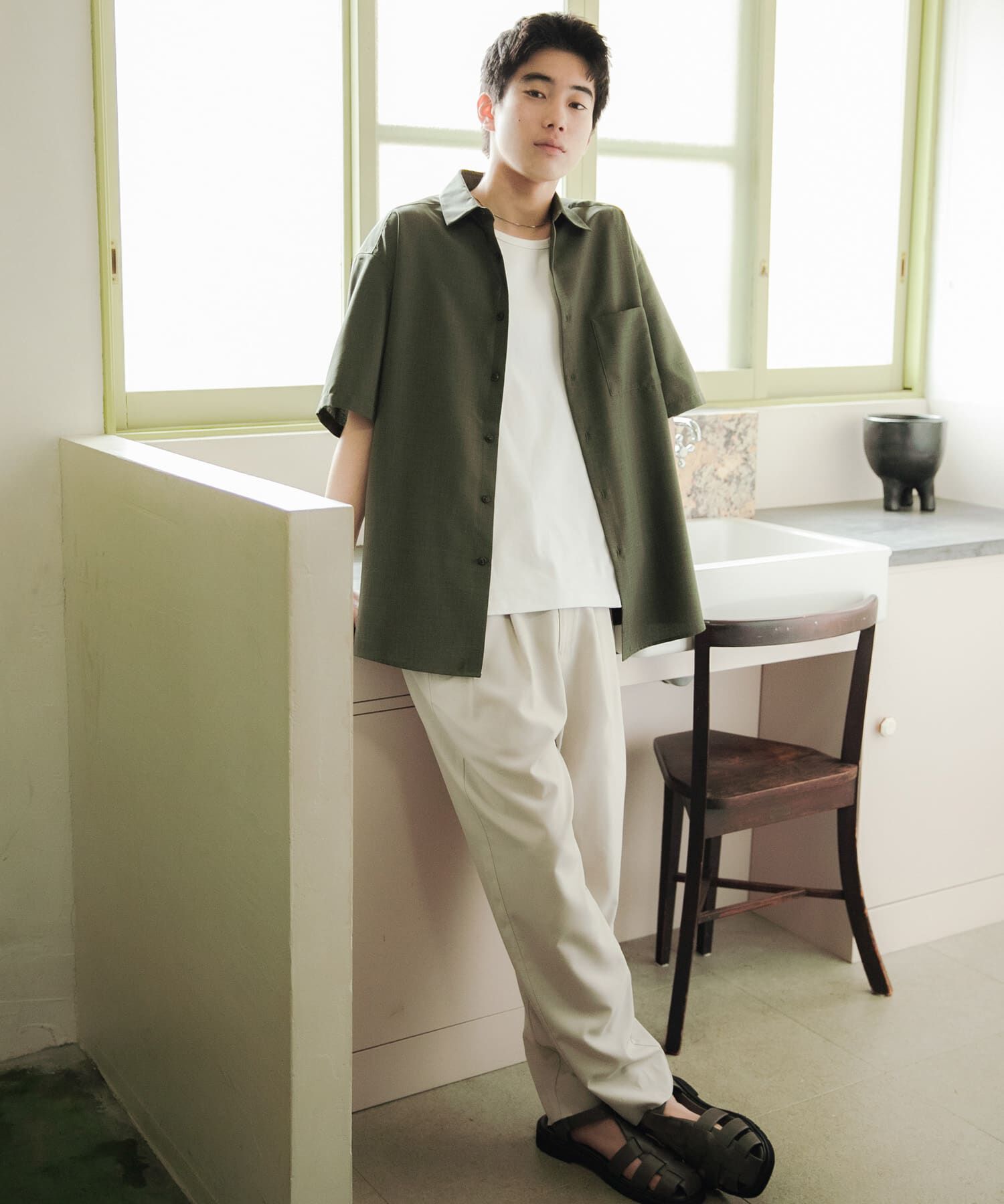 SENSE OF PLACE by URBAN RESEARCH「『イージーケア/速乾』クイックドライタックテーパードパンツ」|その他|