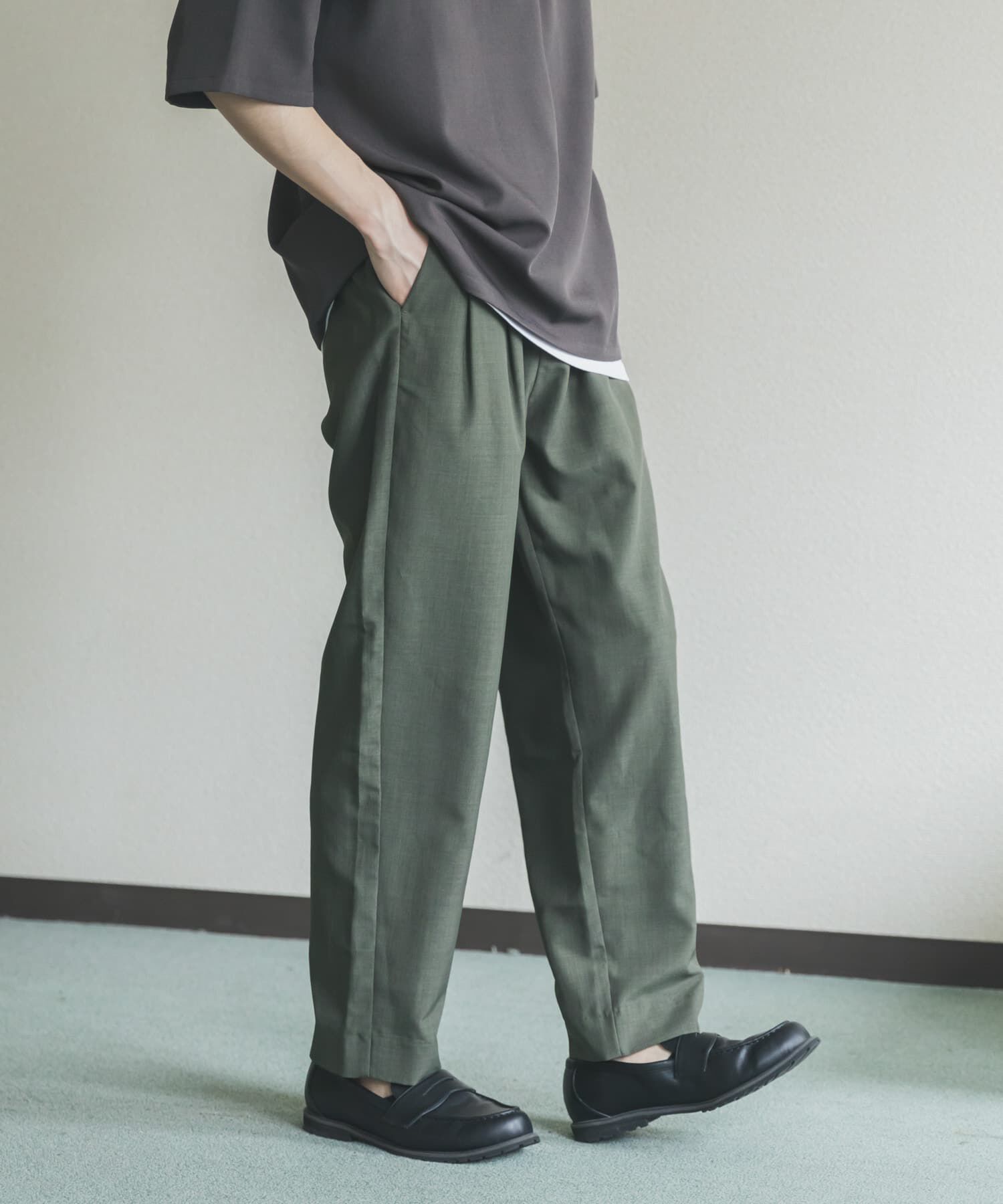 SENSE OF PLACE by URBAN RESEARCH「『イージーケア/速乾』クイックドライタックテーパードパンツ」|その他|